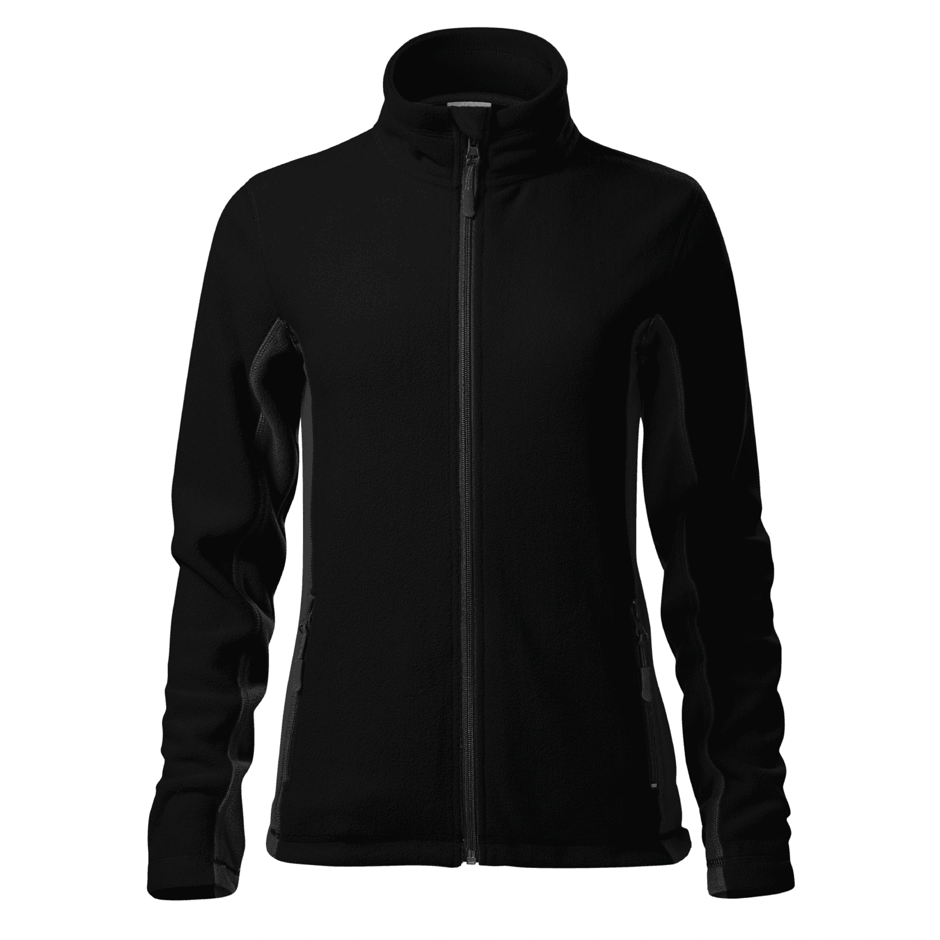 Реглан флісовий на блискавці жіночий Frosty 220 - black / 2XL