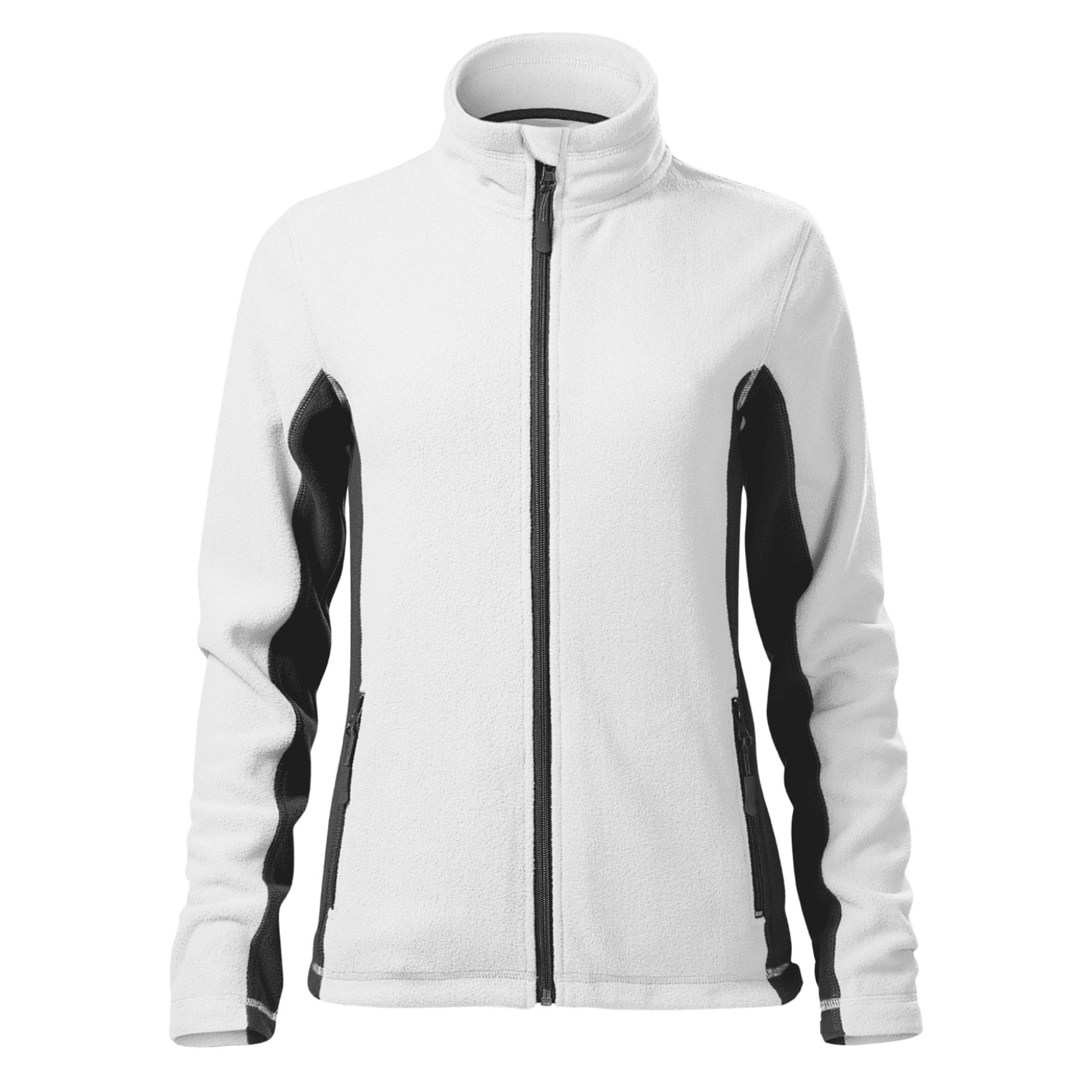 Реглан флісовий на блискавці жіночий Frosty 220 - white / 2XL
