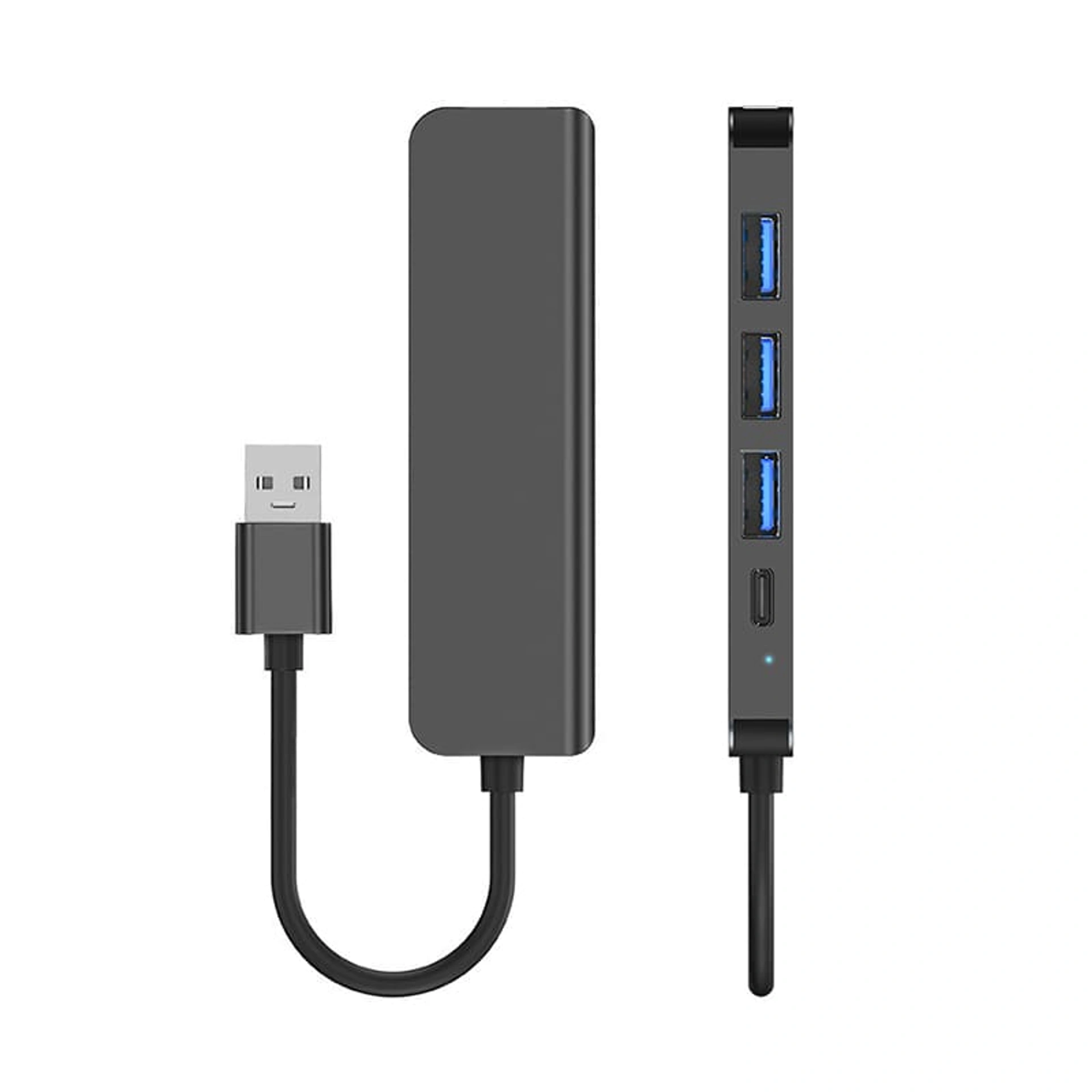 USB-хаб 5 в1 Gear, TM TEG - чорний