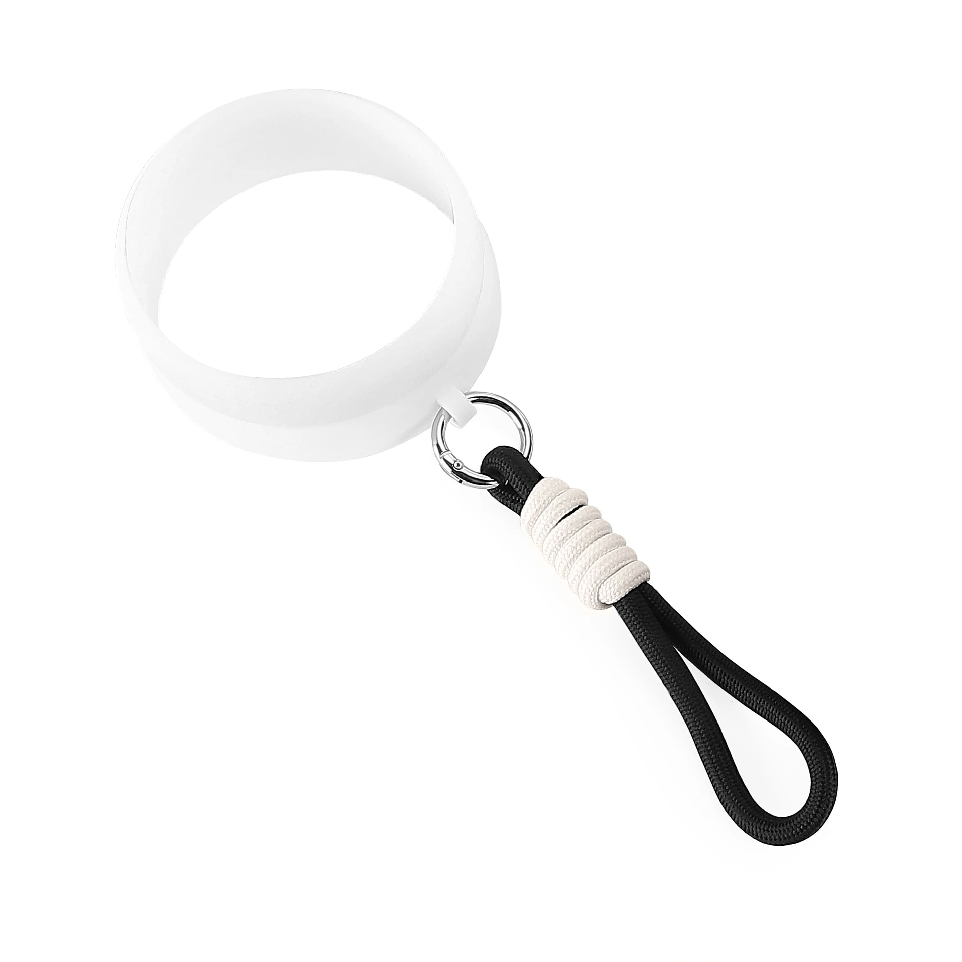 Silicone ring with rope