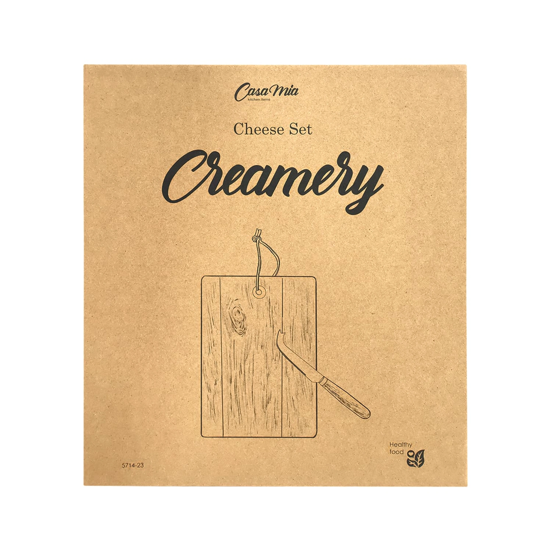Набір для сиру Creamery, TM Casa Mia - натуральний (light wood)