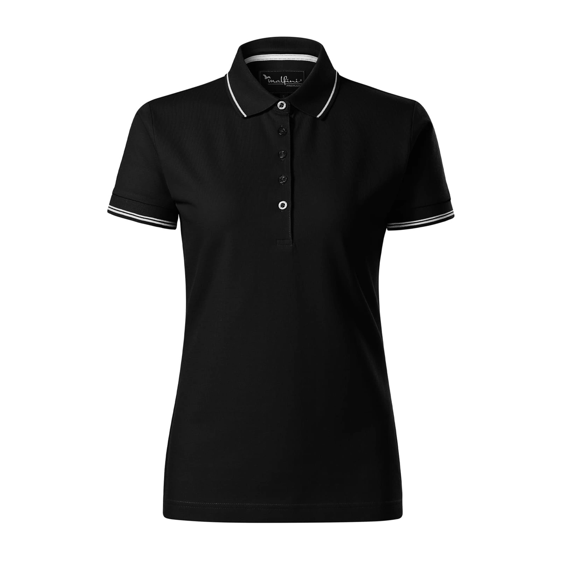 Поло жіноче Perfection Plain - black / 2XL