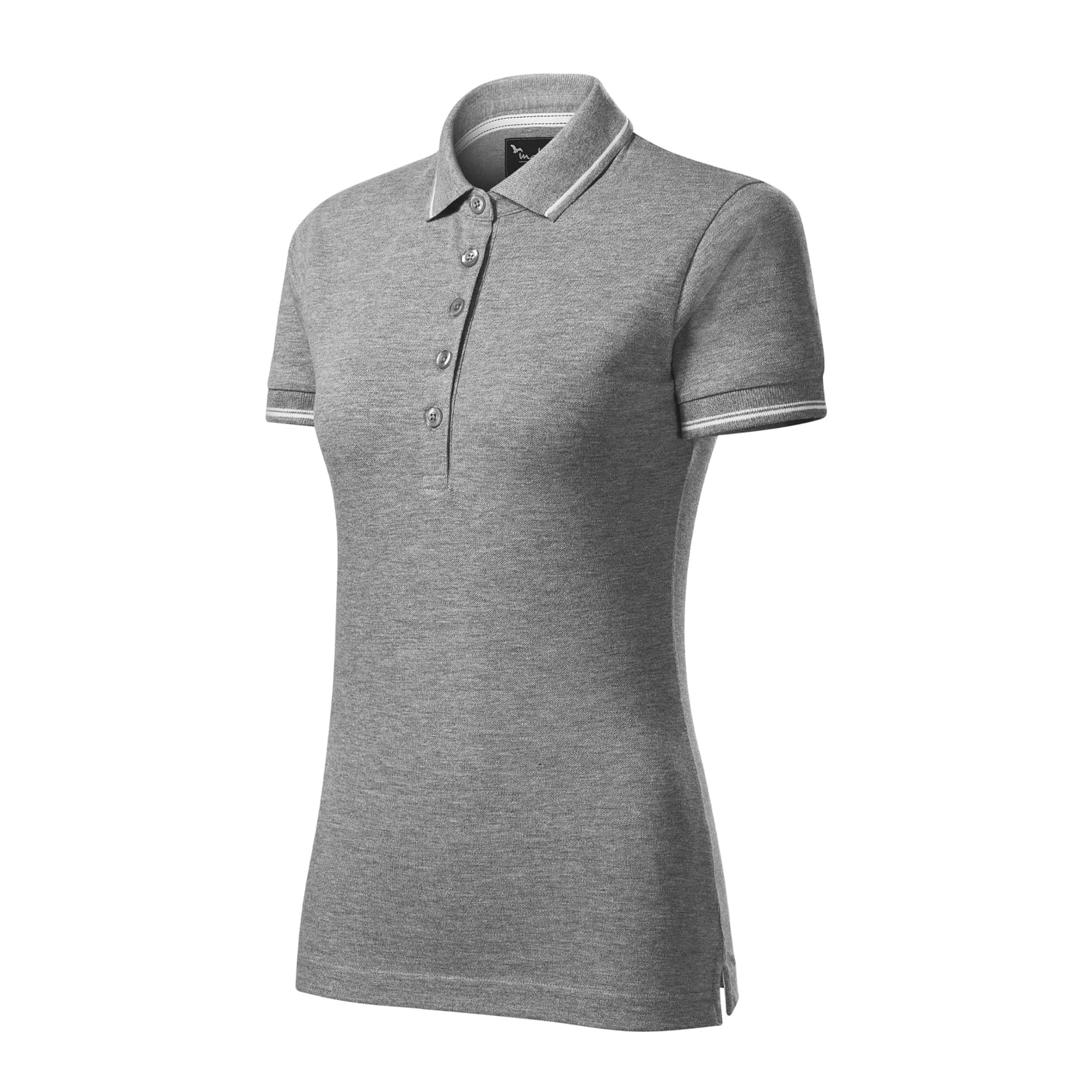 Поло жіноче Perfection Plain - dark grey melange / 2XL
