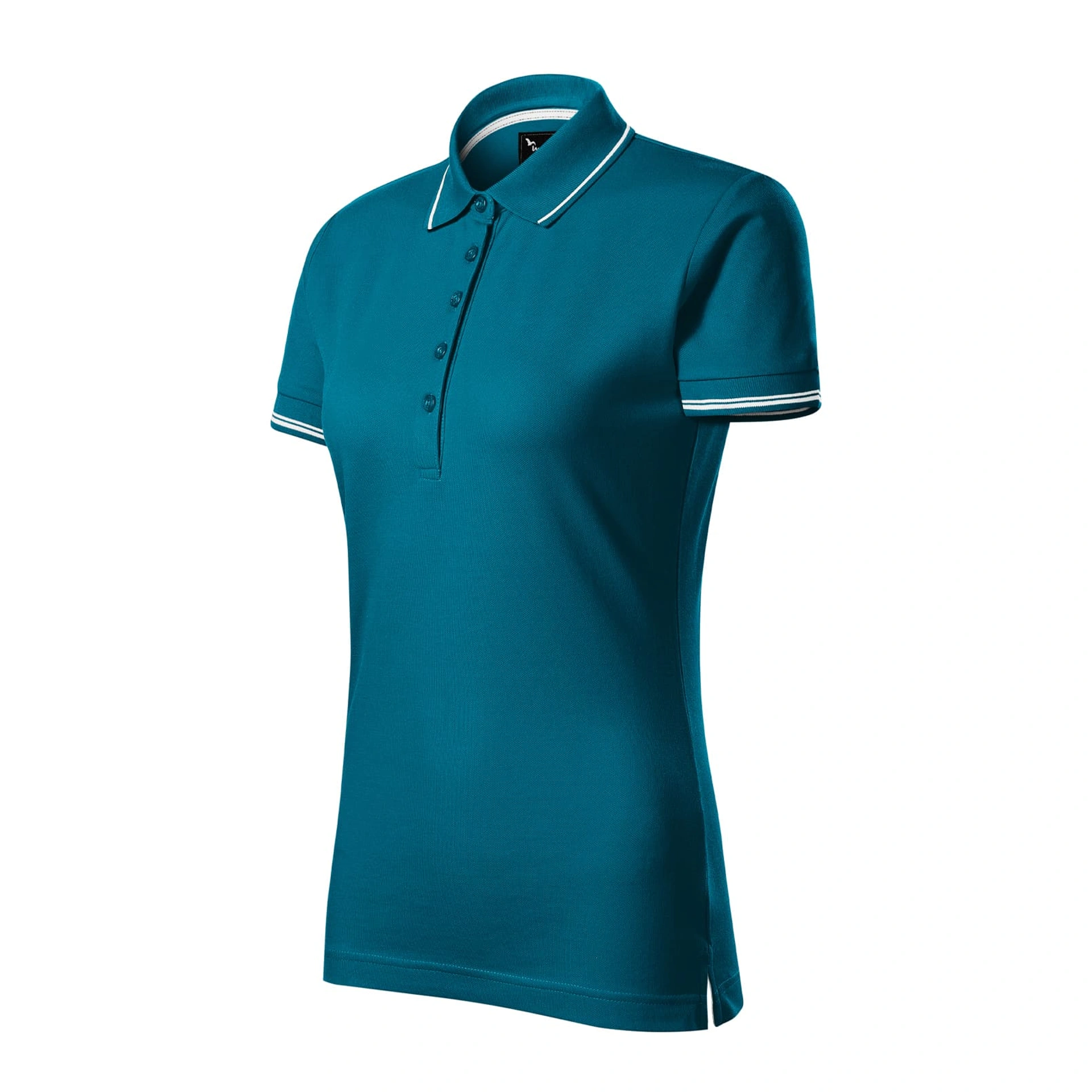 Поло жіноче Perfection Plain - petrol blue / 2XL