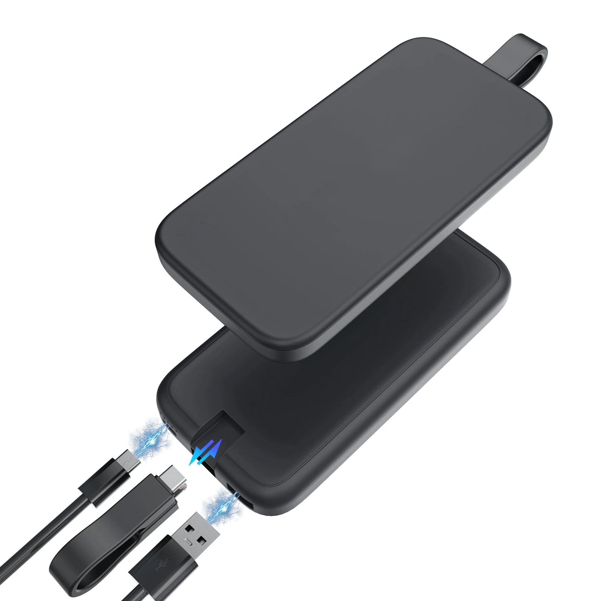 Повербанк з підсвіткою Starlight 10000 mAh, ТМ TEG - зелений