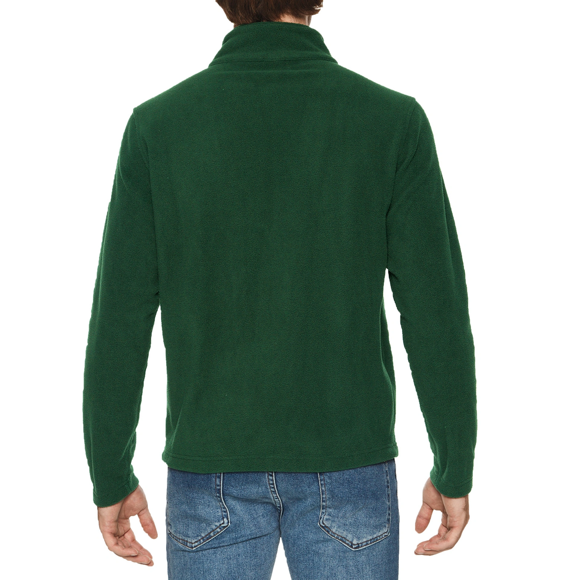 Реглан з мікрофлісу на блискавці Hammer 280, TM Gildan - forest green / 2XL