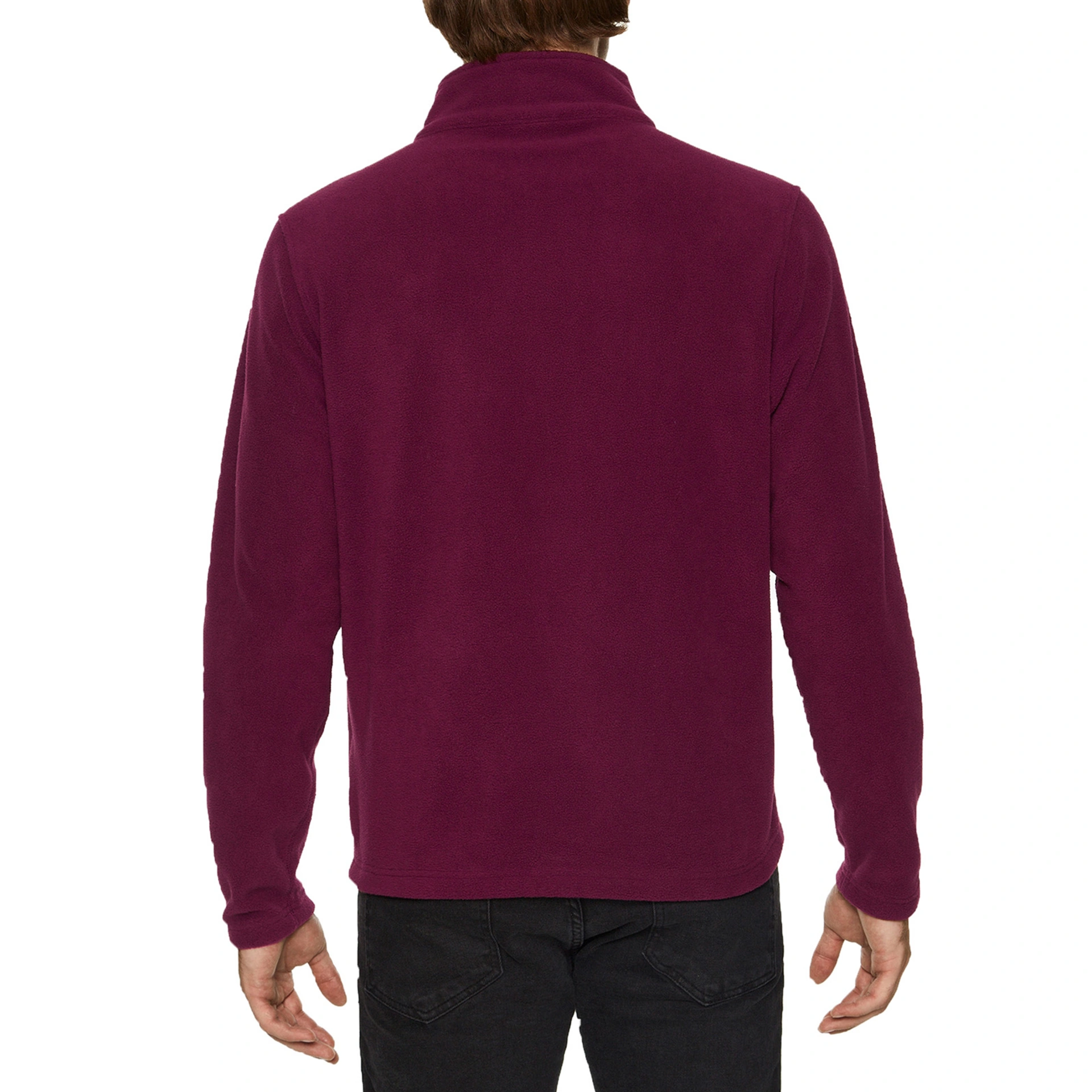 Реглан з мікрофлісу на блискавці Hammer 280, TM Gildan - maroon / 2XL