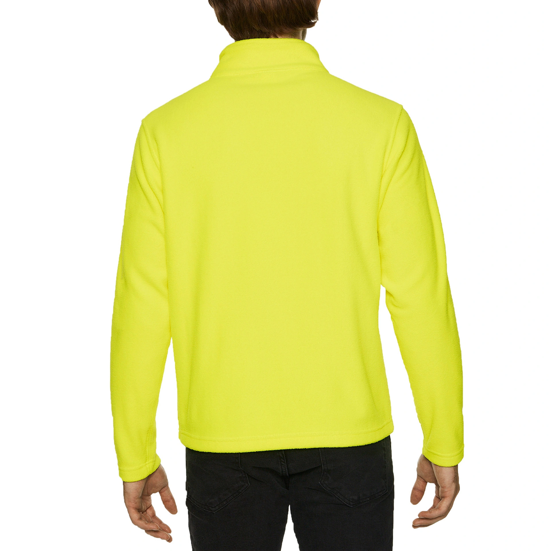 Реглан з мікрофлісу на блискавці Hammer 280, TM Gildan - safety green / 2XL