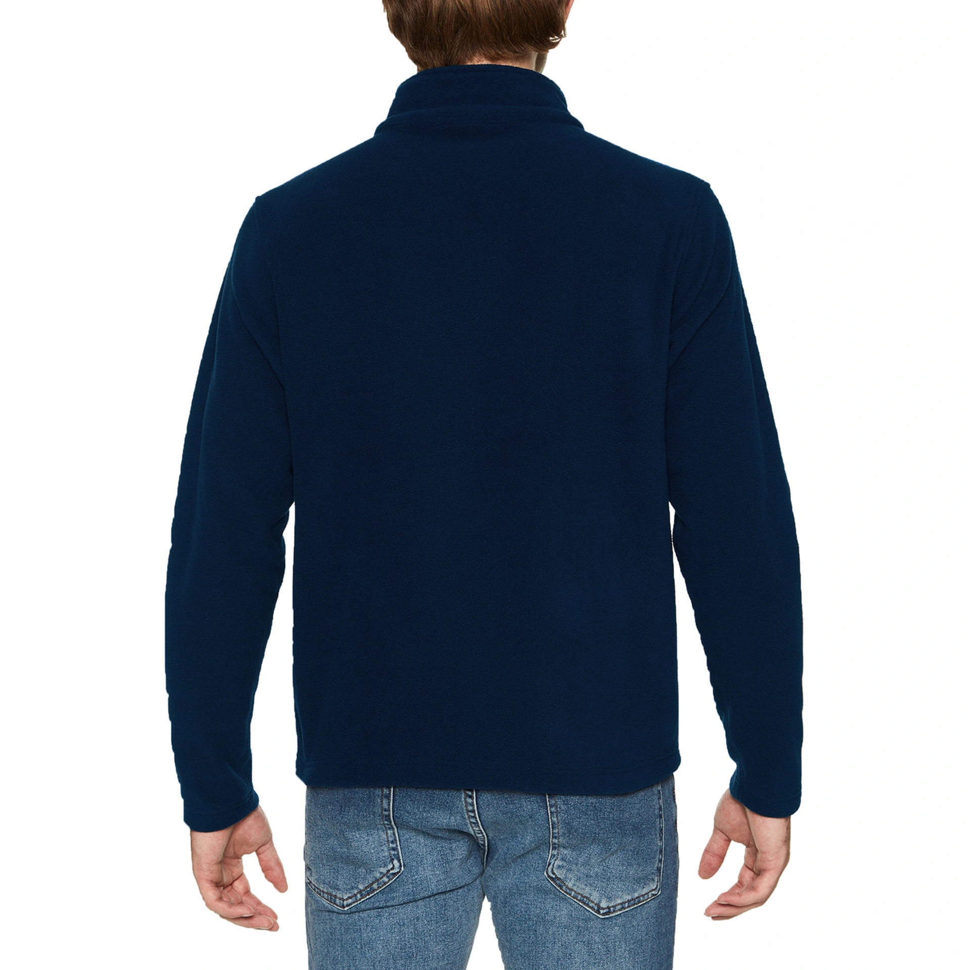 Реглан з мікрофлісу на блискавці Hammer 280, TM Gildan - navy / 2XL