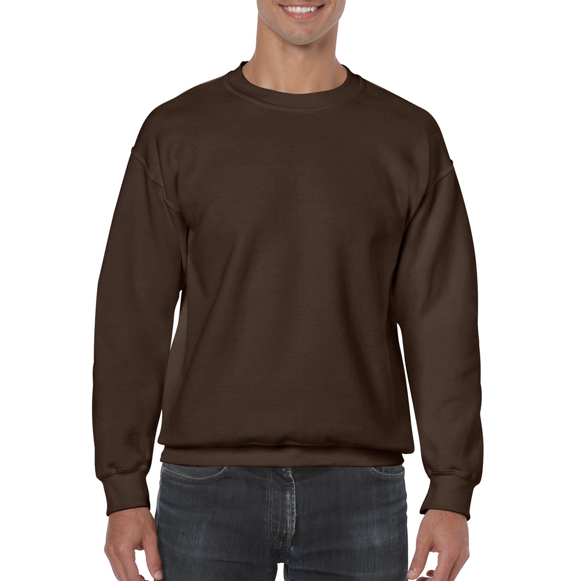 Реглан Heavy Blend 271, TM Gildan - dark chocolate / 2XL