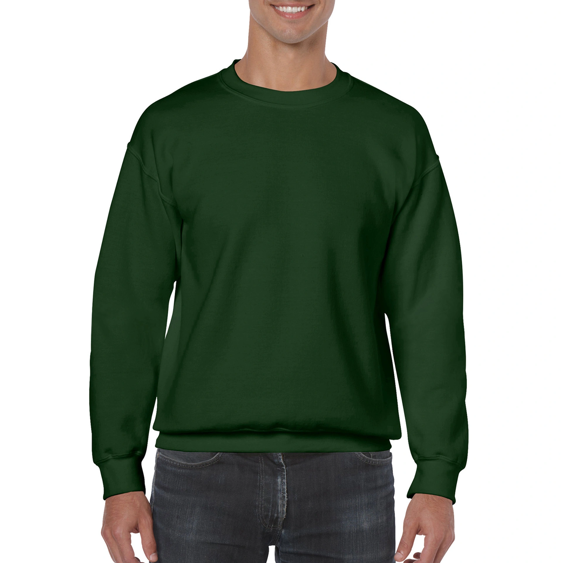 Реглан Heavy Blend 271, TM Gildan - forest green / 2XL