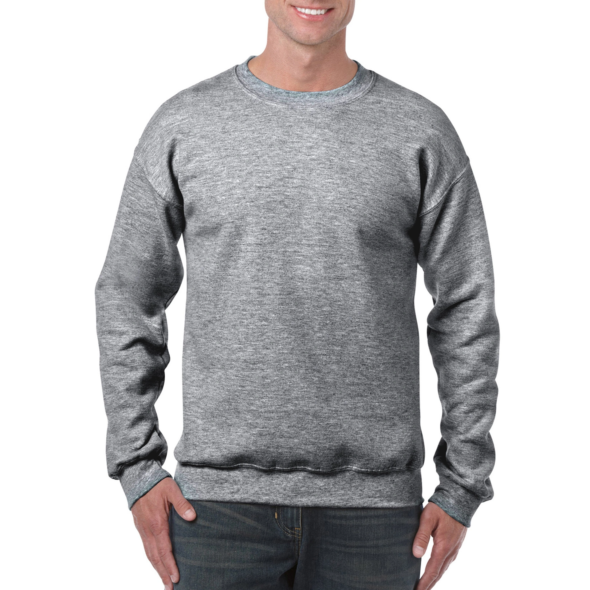 Реглан Heavy Blend 271, TM Gildan - graphite heather / 2XL