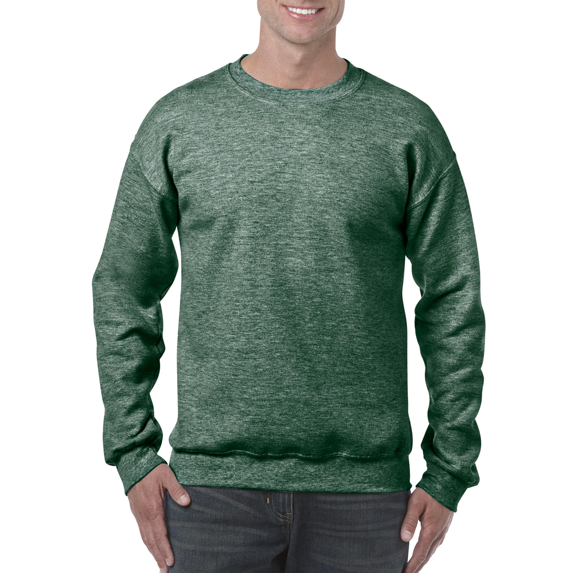 Реглан Heavy Blend 271, TM Gildan - heather sport dark green / 2XL