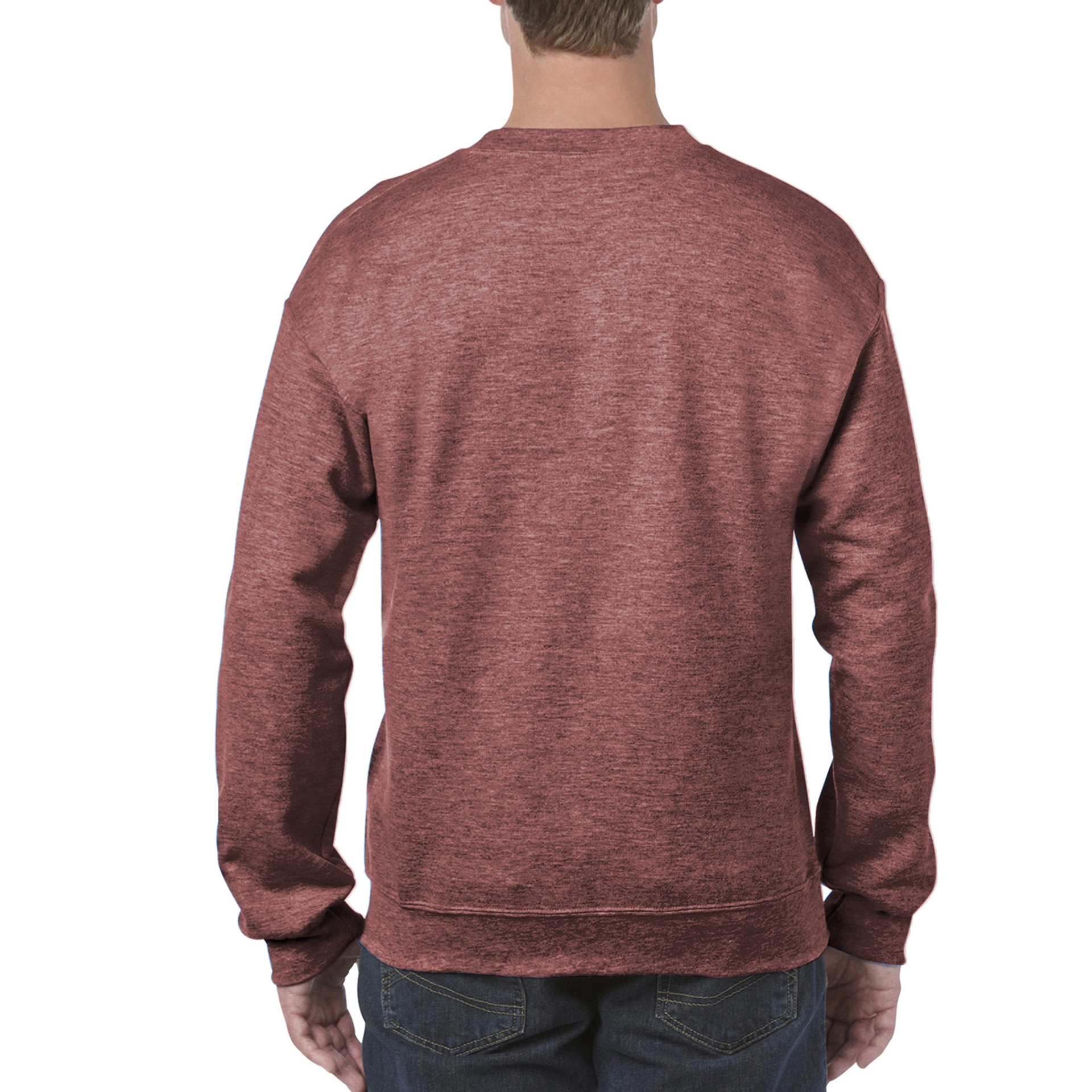 Реглан Heavy Blend 271, TM Gildan - heather sport dark maroon / 2XL