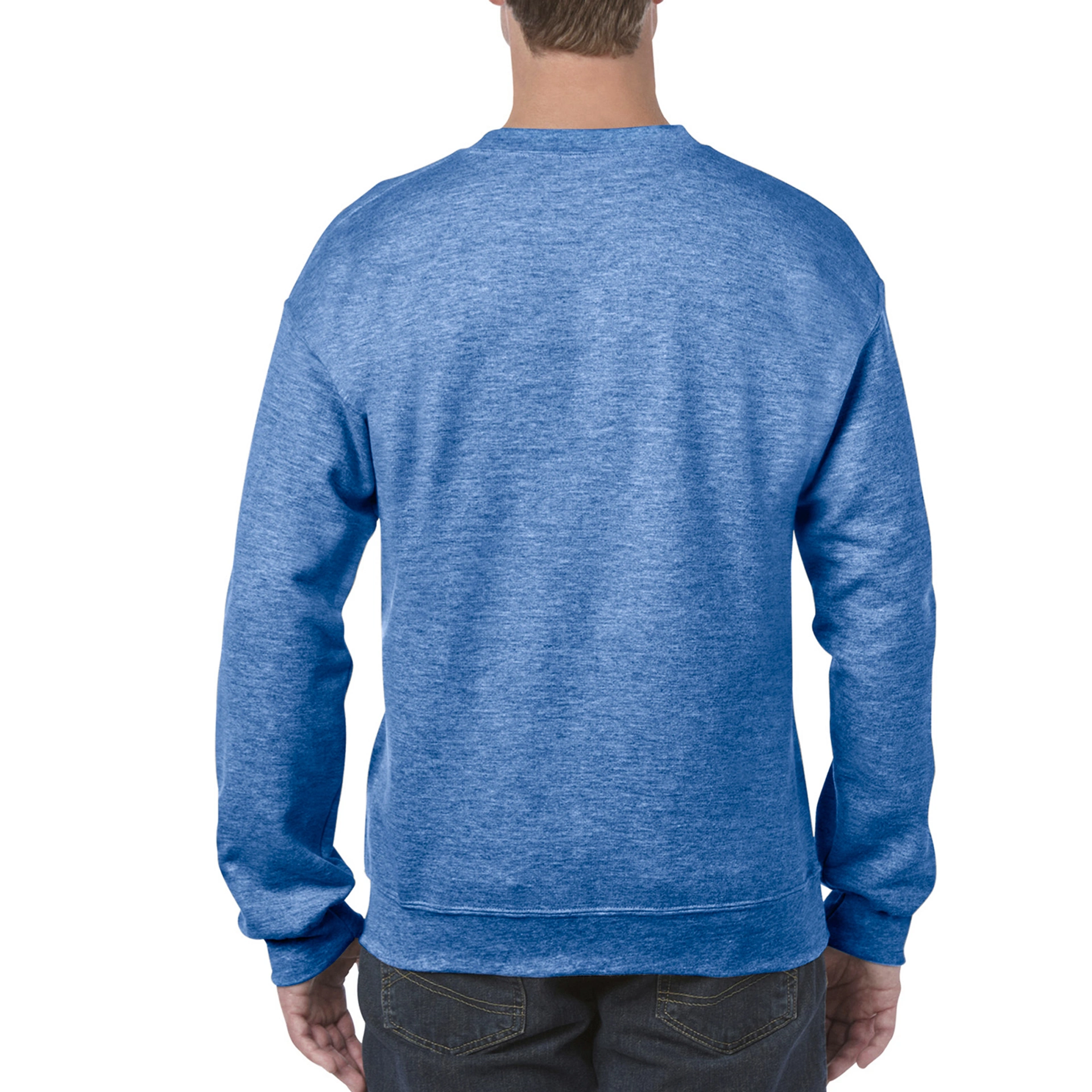 Реглан Heavy Blend 271, TM Gildan - heather sport royal / 2XL