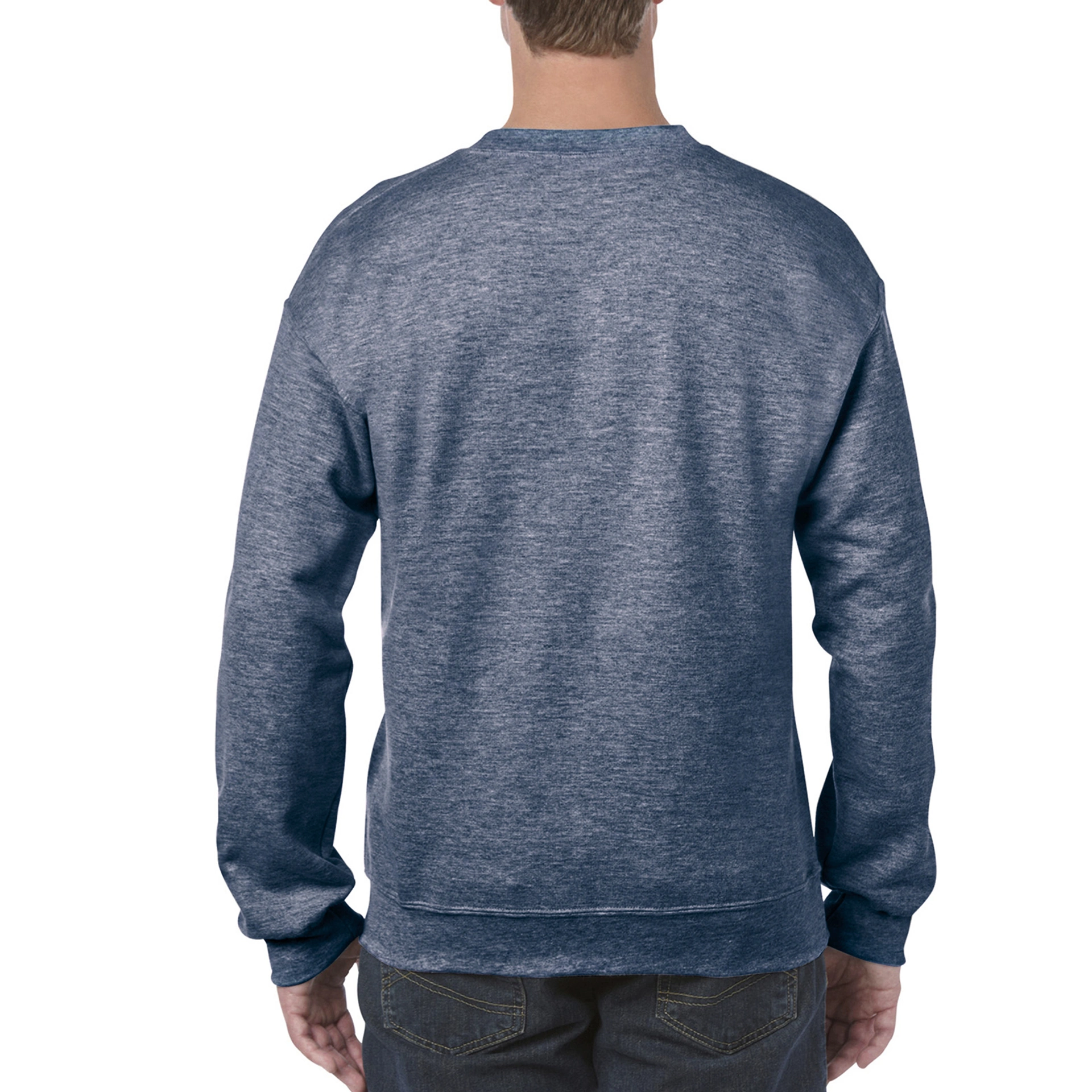 Реглан Heavy Blend 271, TM Gildan - heather sport dark navy / 2XL