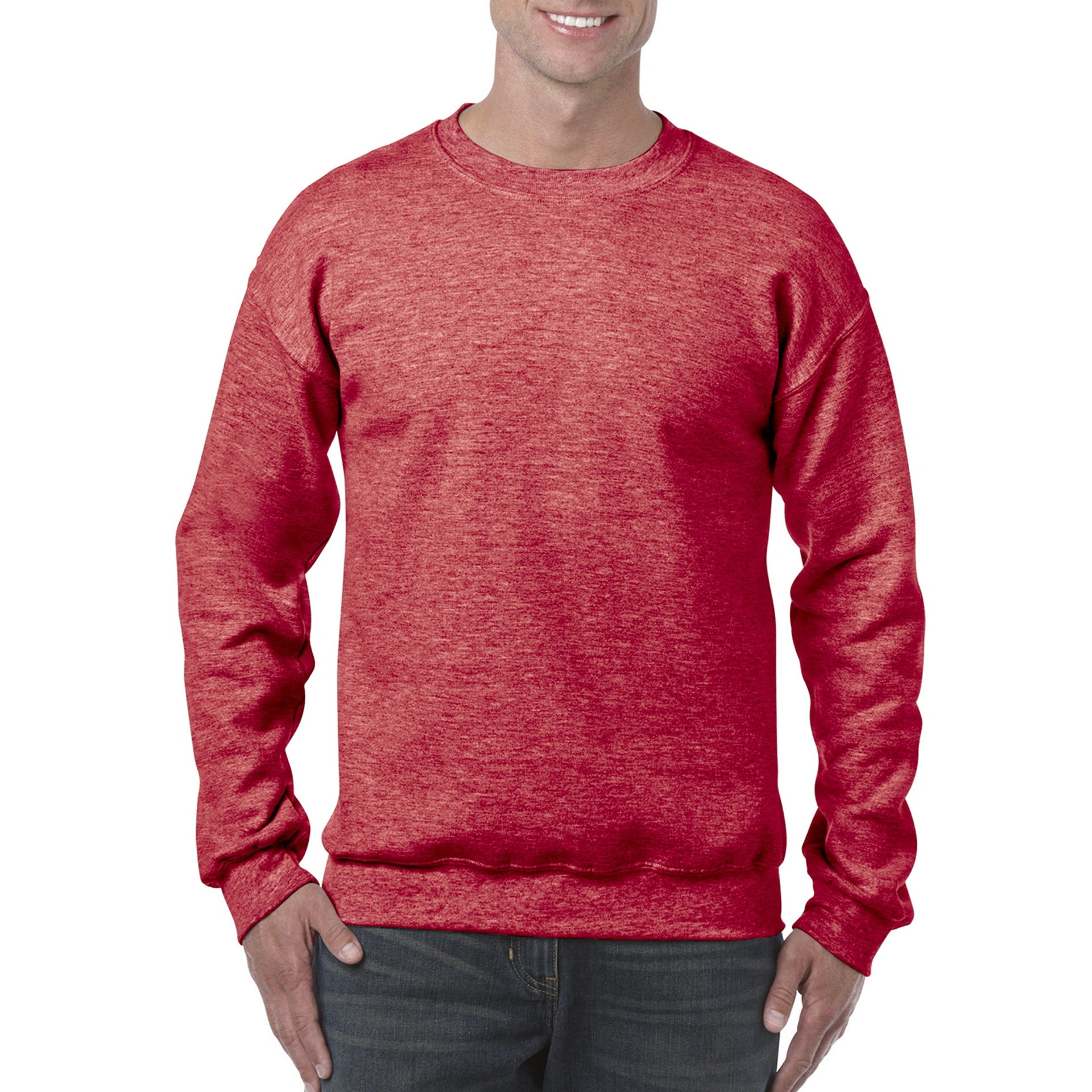 Реглан Heavy Blend 271, TM Gildan - heather sport scarlet red / 2XL