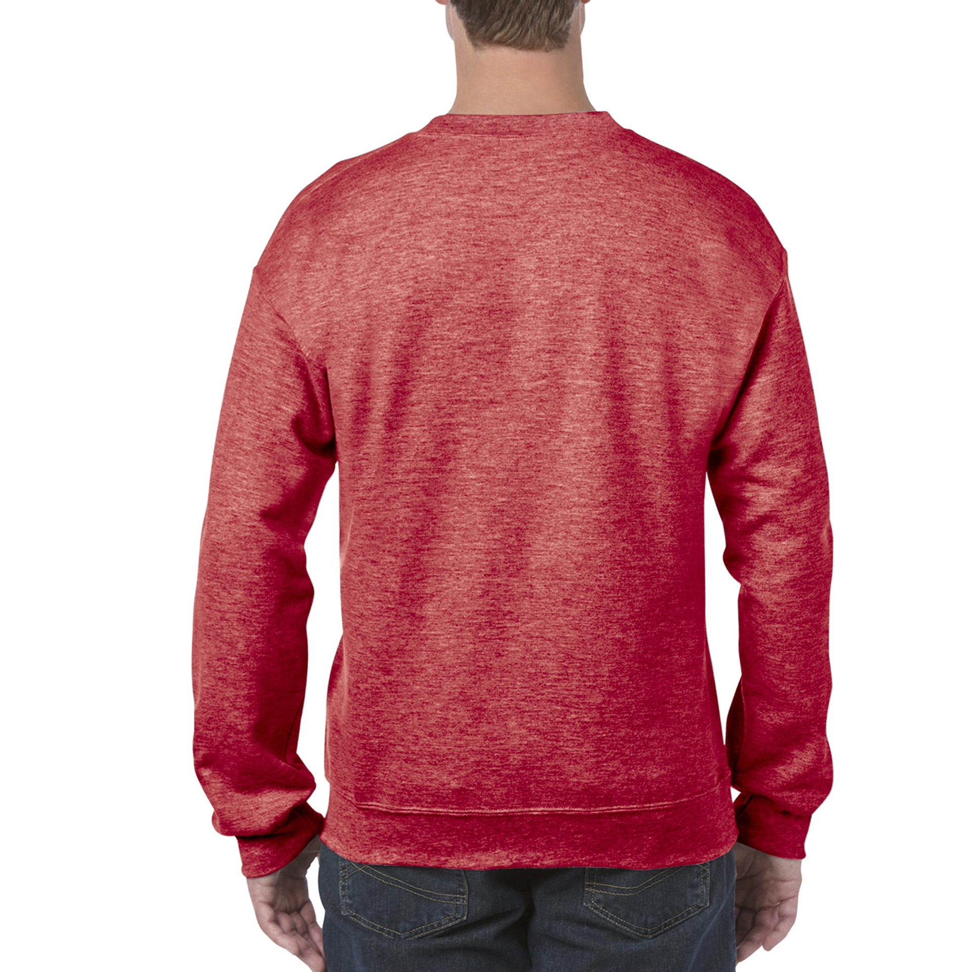 Реглан Heavy Blend 271, TM Gildan - heather sport scarlet red / 2XL
