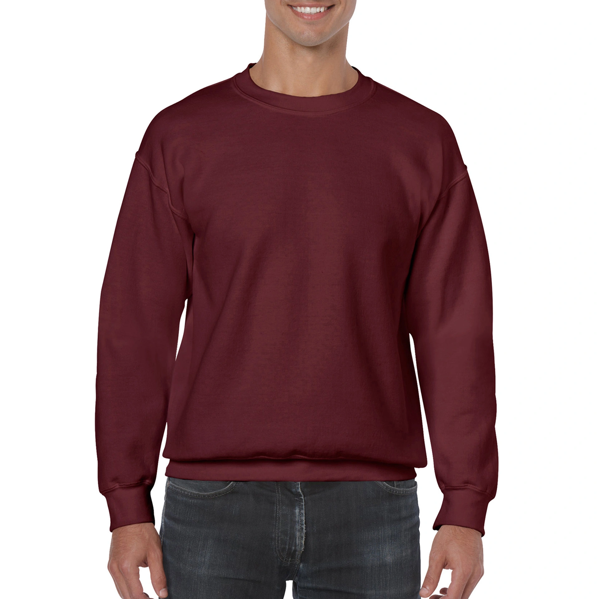 Реглан Heavy Blend 271, TM Gildan - maroon / 2XL