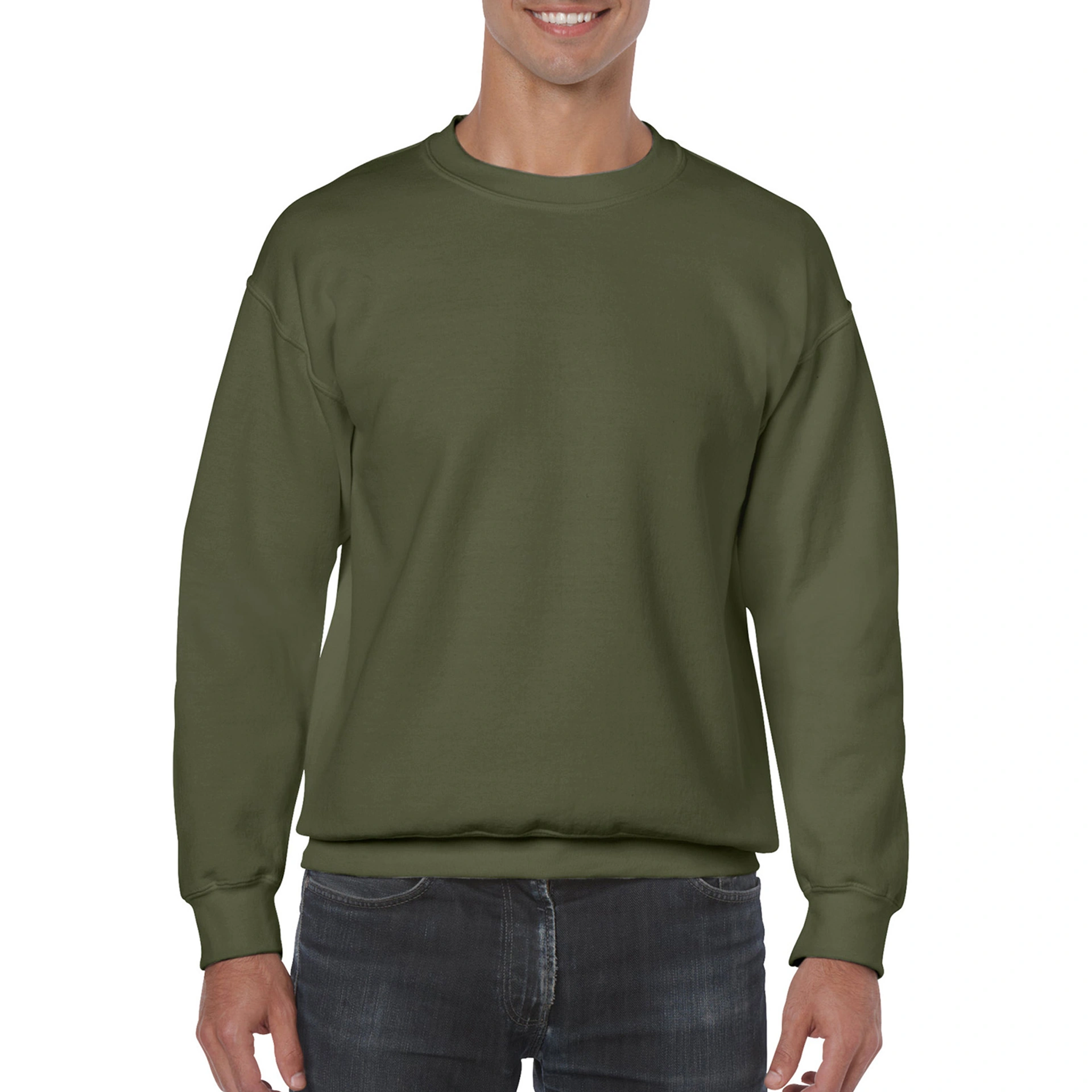 Реглан Heavy Blend 271, TM Gildan - military green / 2XL