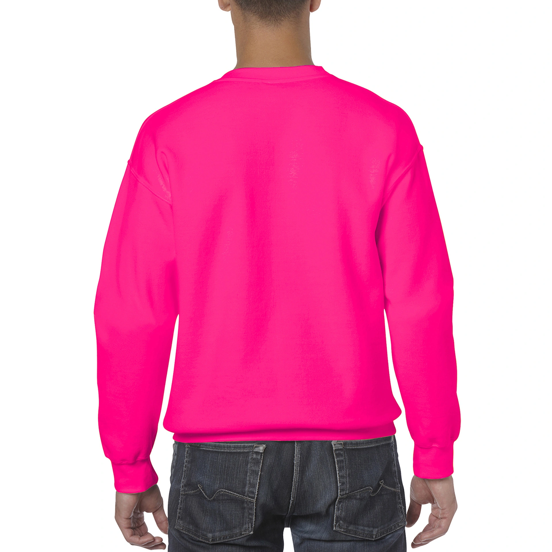 Реглан Heavy Blend 271, TM Gildan - safety pink / 2XL