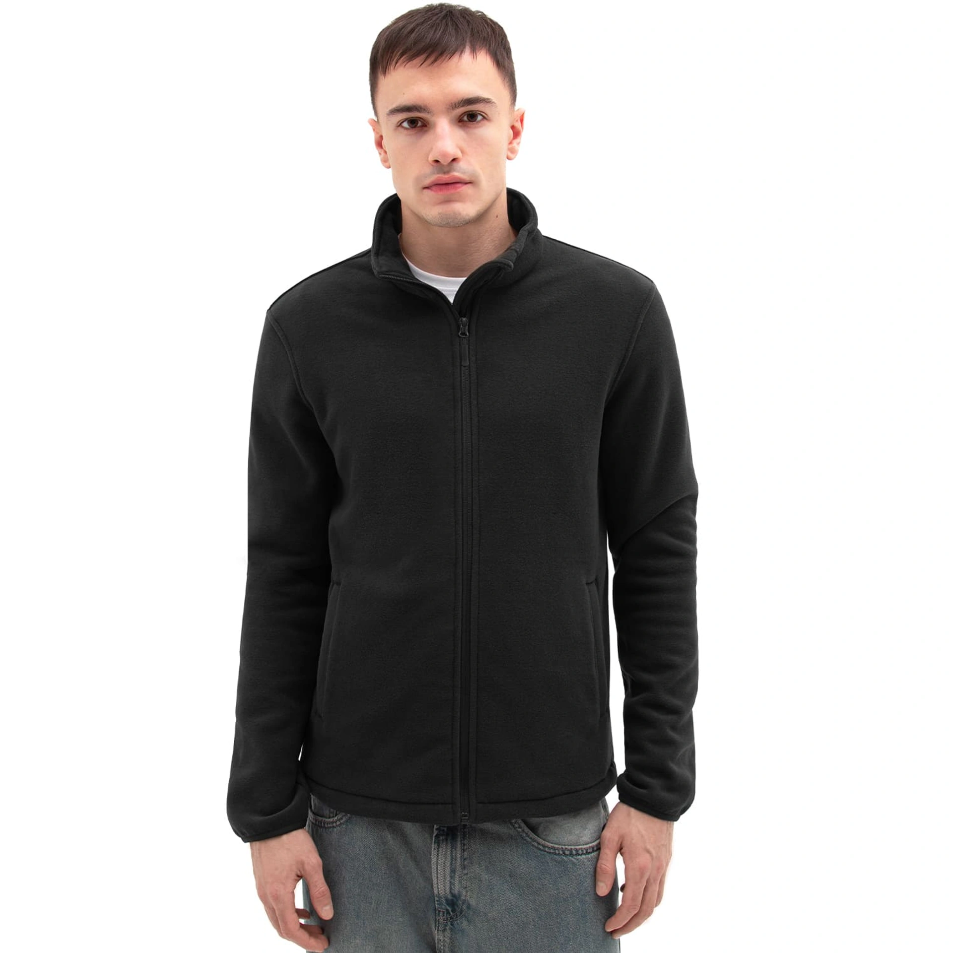 Реглан флісовий на блискавці Polar, TM Floyd - чорний / 2XL