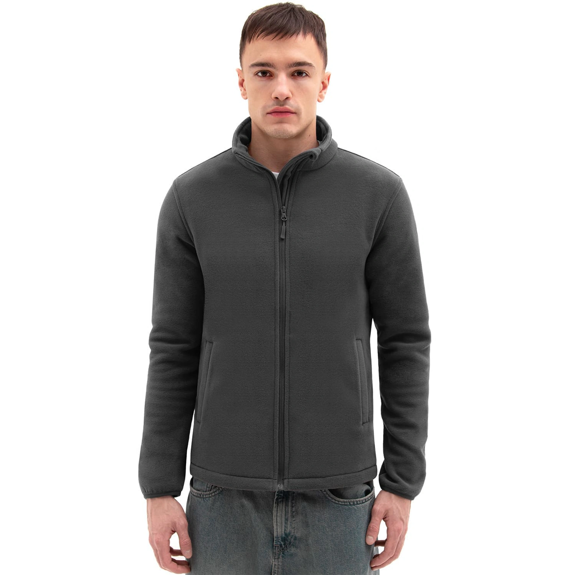 Реглан флісовий на блискавці Polar, TM Floyd - Сірий / 2XL