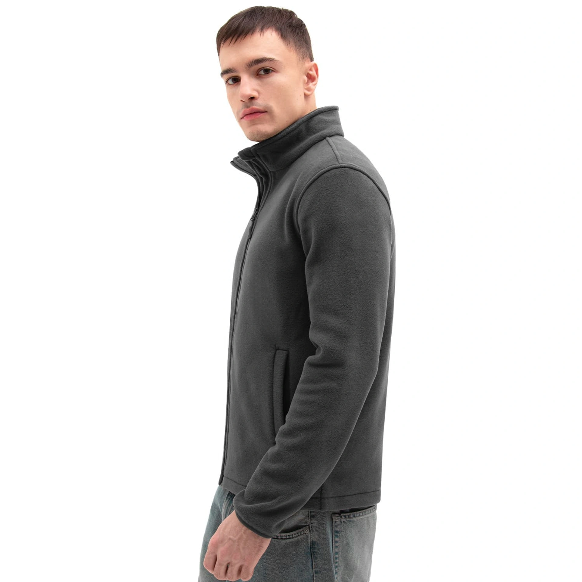 Реглан флісовий на блискавці Polar, TM Floyd - Сірий / 2XL