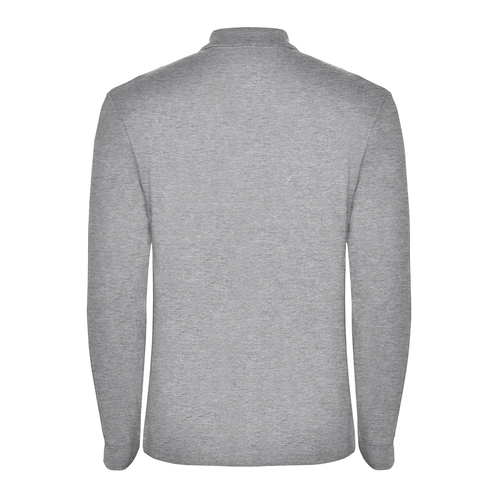 Поло з довгим рукавом Estrella L/S 220 - heather grey / 2XL