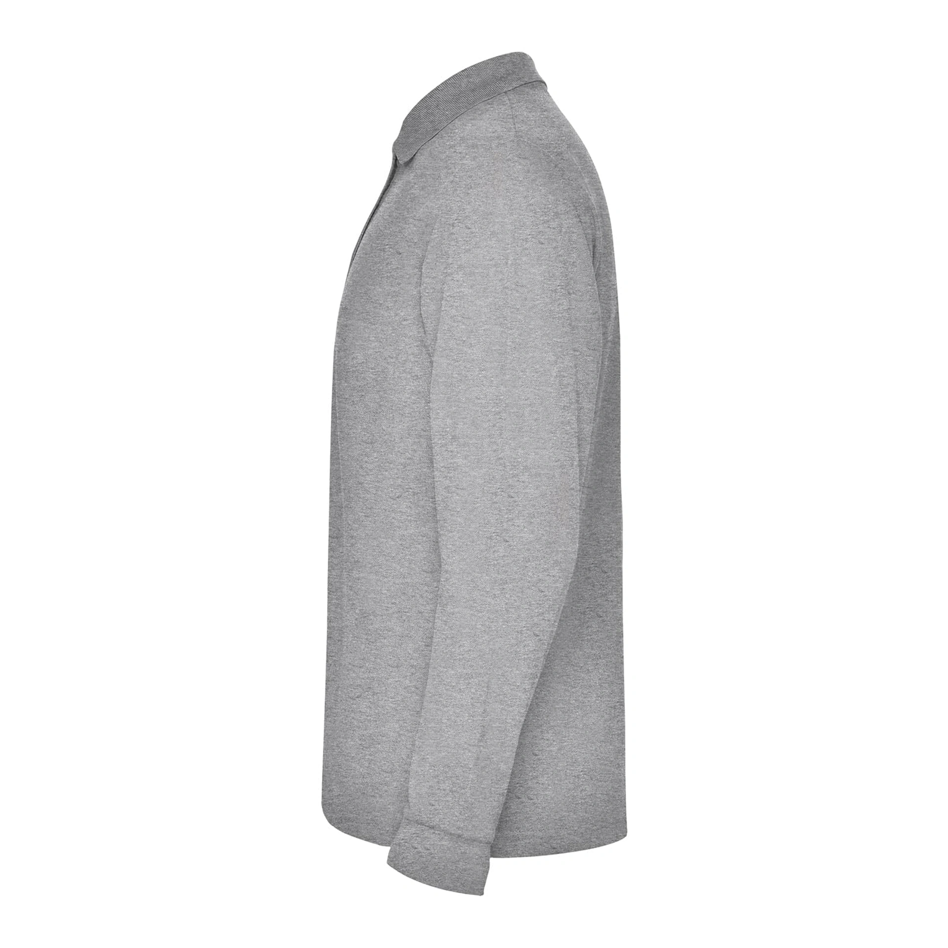 Поло з довгим рукавом Estrella L/S 220 - heather grey / 2XL