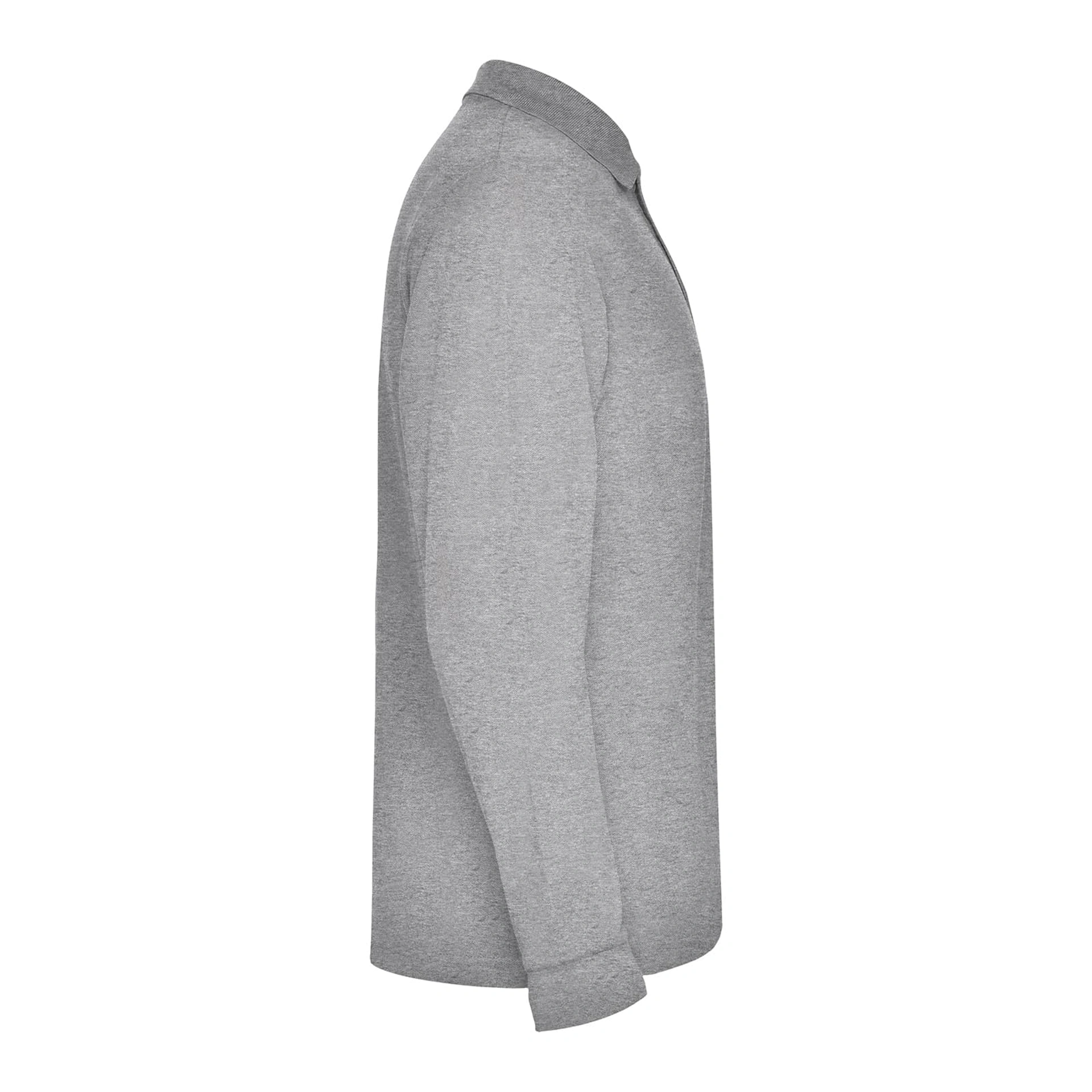 Поло з довгим рукавом Estrella L/S 220 - heather grey / 2XL