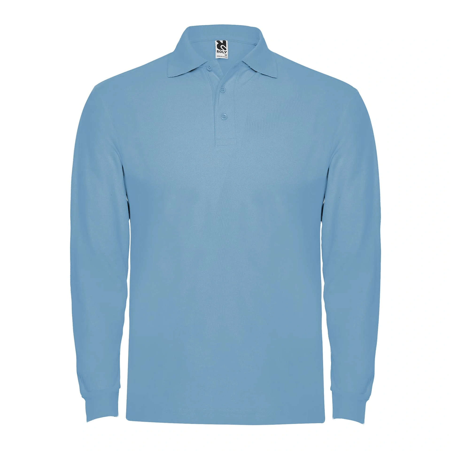 Поло з довгим рукавом Estrella L/S 220 - sky blue / 2XL