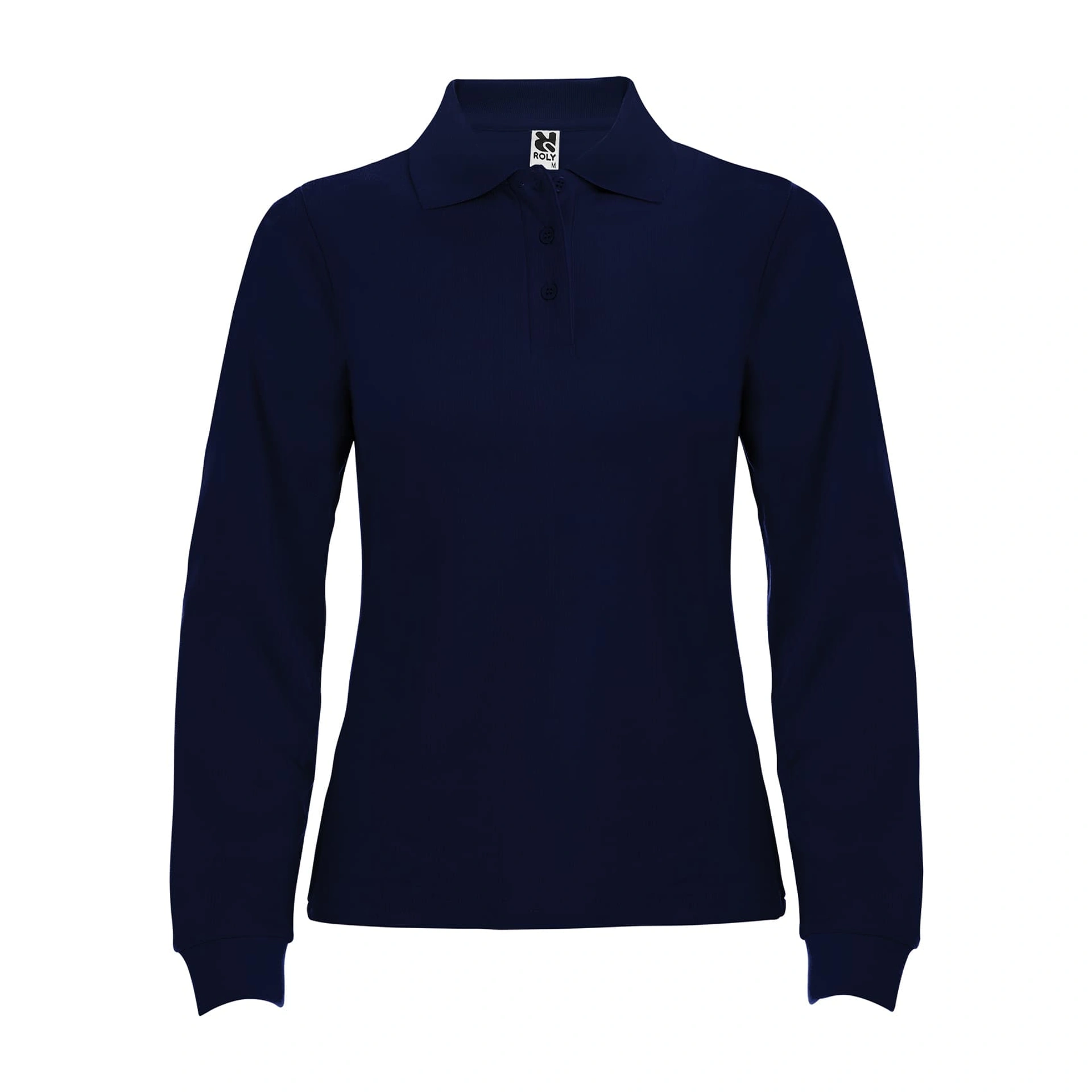 Поло жіноче з довгим рукавом Estrella woman L/S 220 - navy blue / 2XL