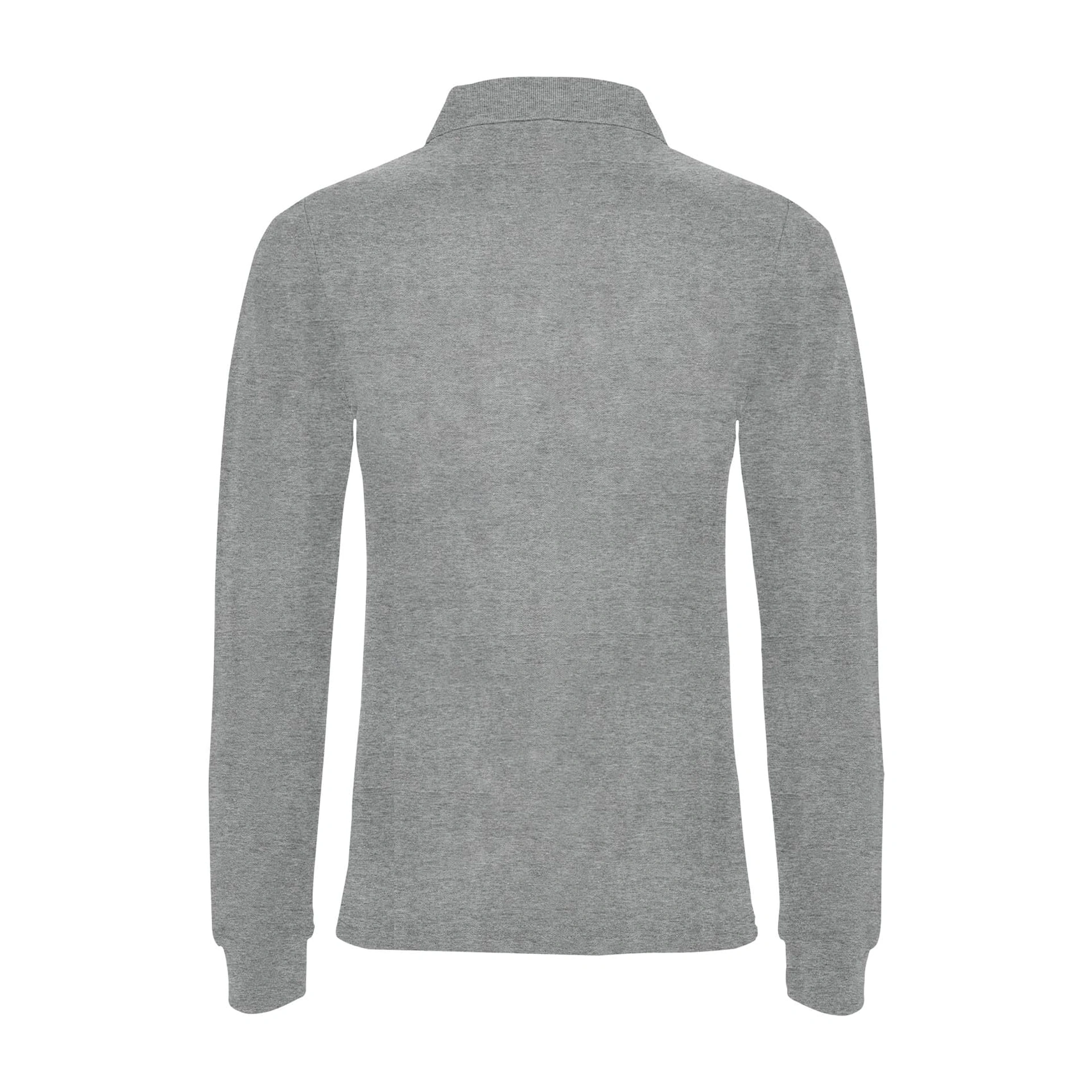 Поло жіноче з довгим рукавом Estrella woman L/S 220 - heather grey / 2XL