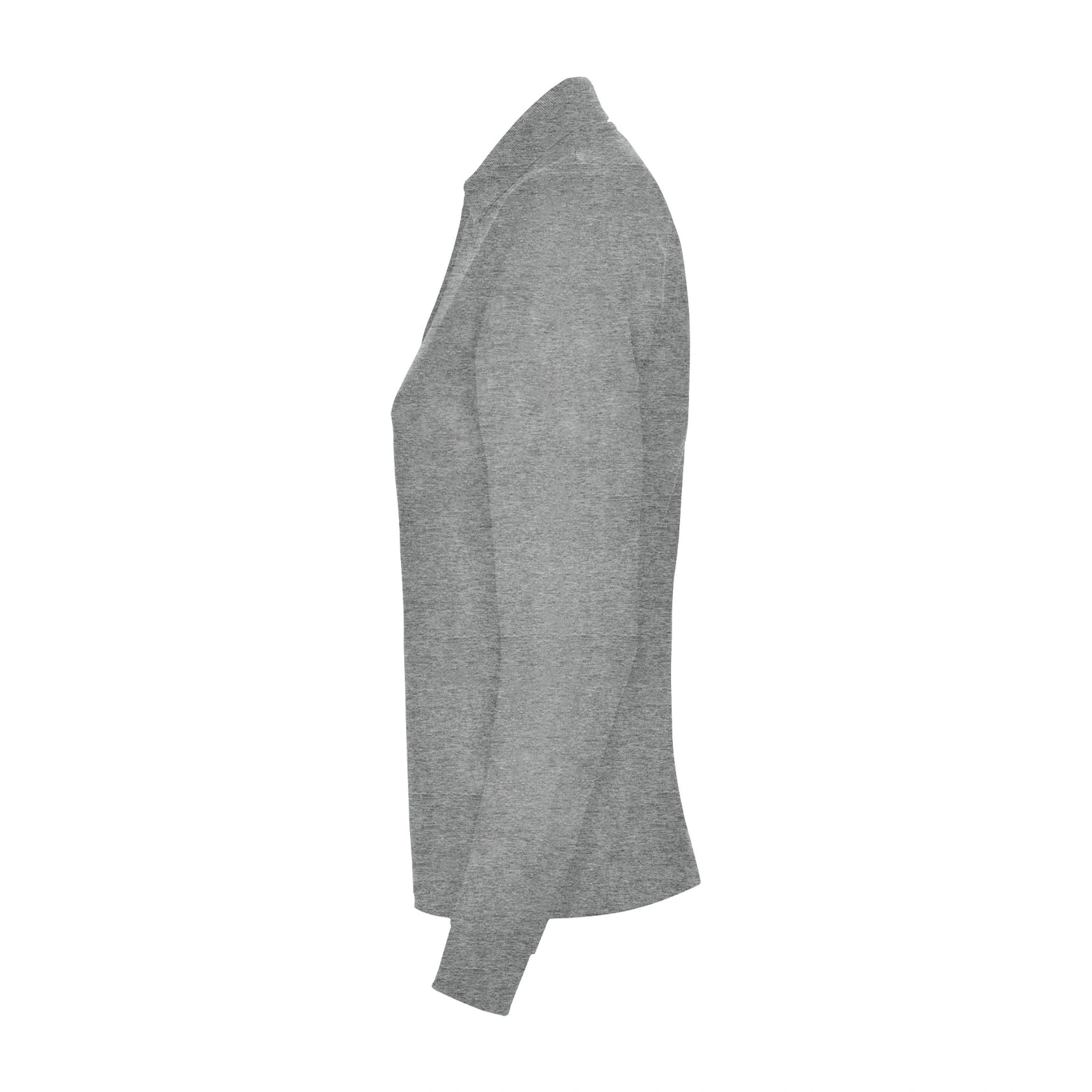 Поло жіноче з довгим рукавом Estrella woman L/S 220 - heather grey / 2XL