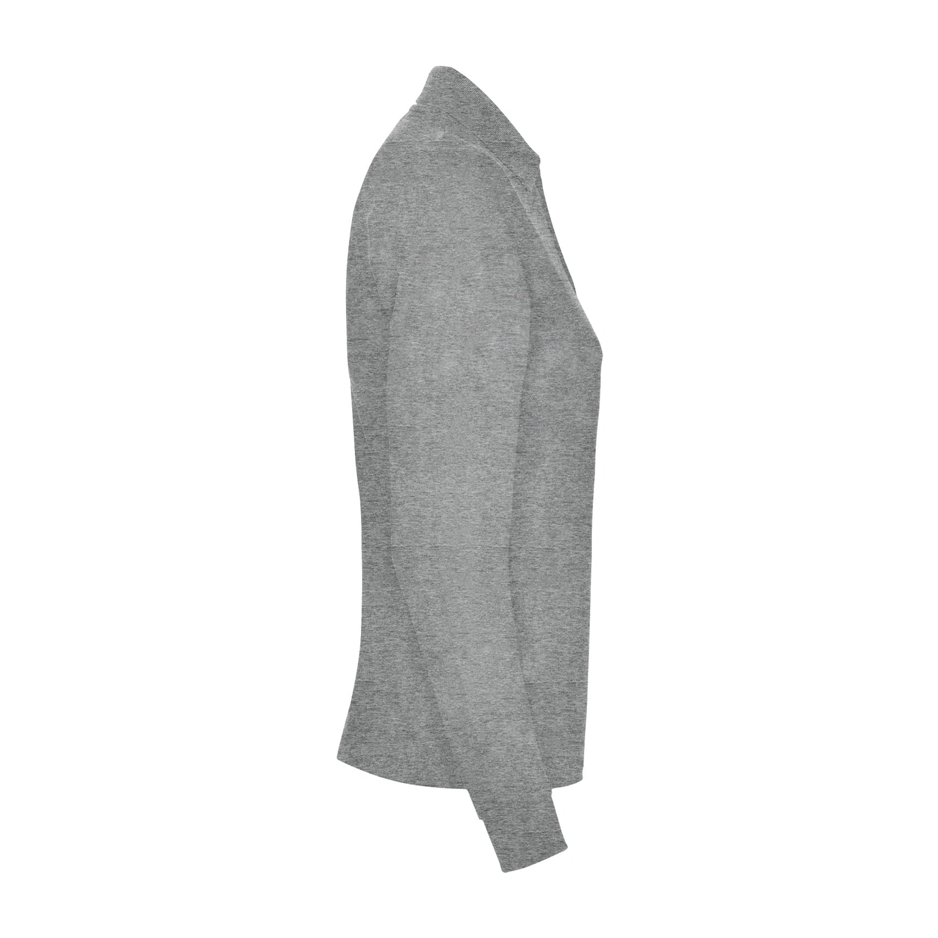 Поло жіноче з довгим рукавом Estrella woman L/S 220 - heather grey / 2XL