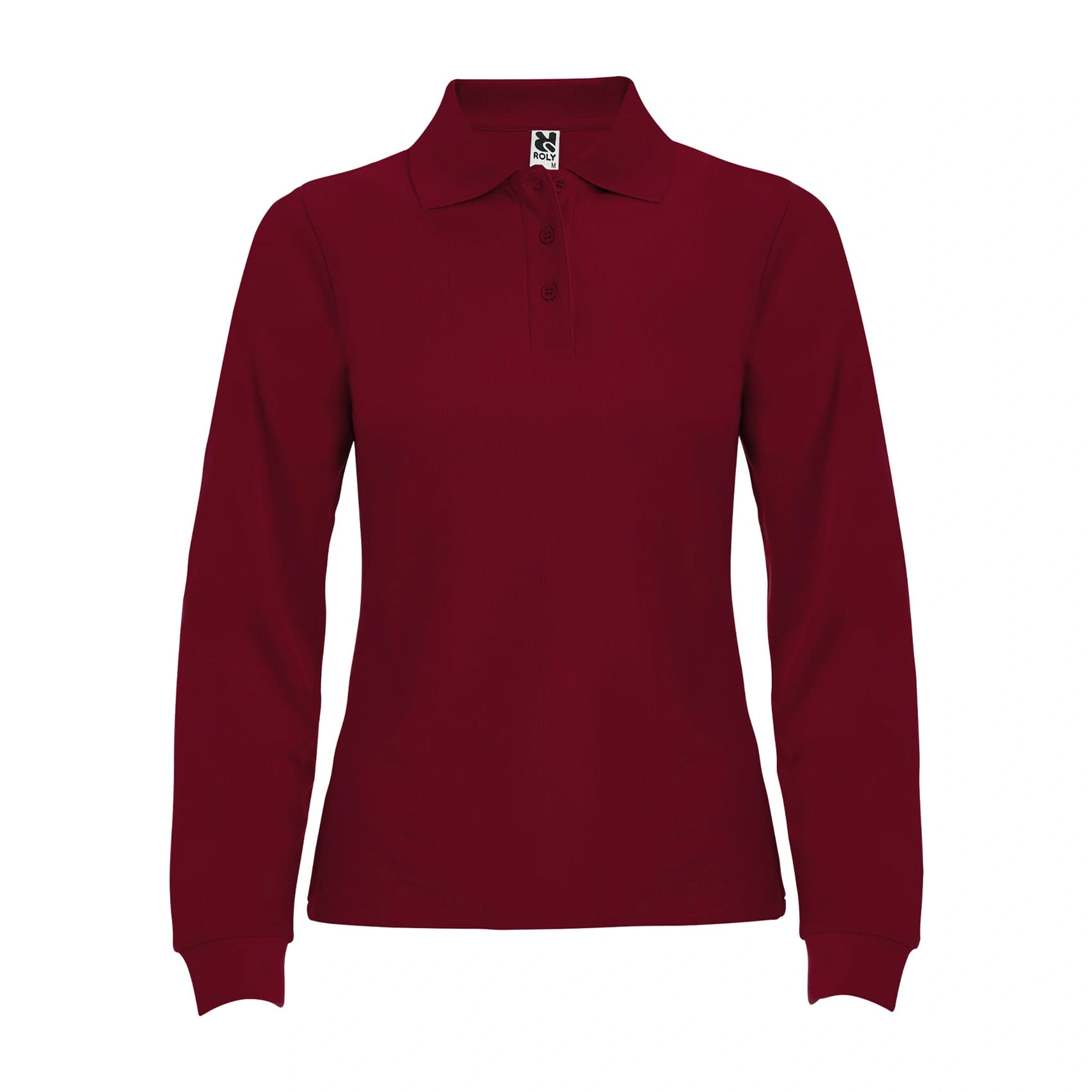 Поло жіноче з довгим рукавом Estrella woman L/S 220 - garnet / 2XL