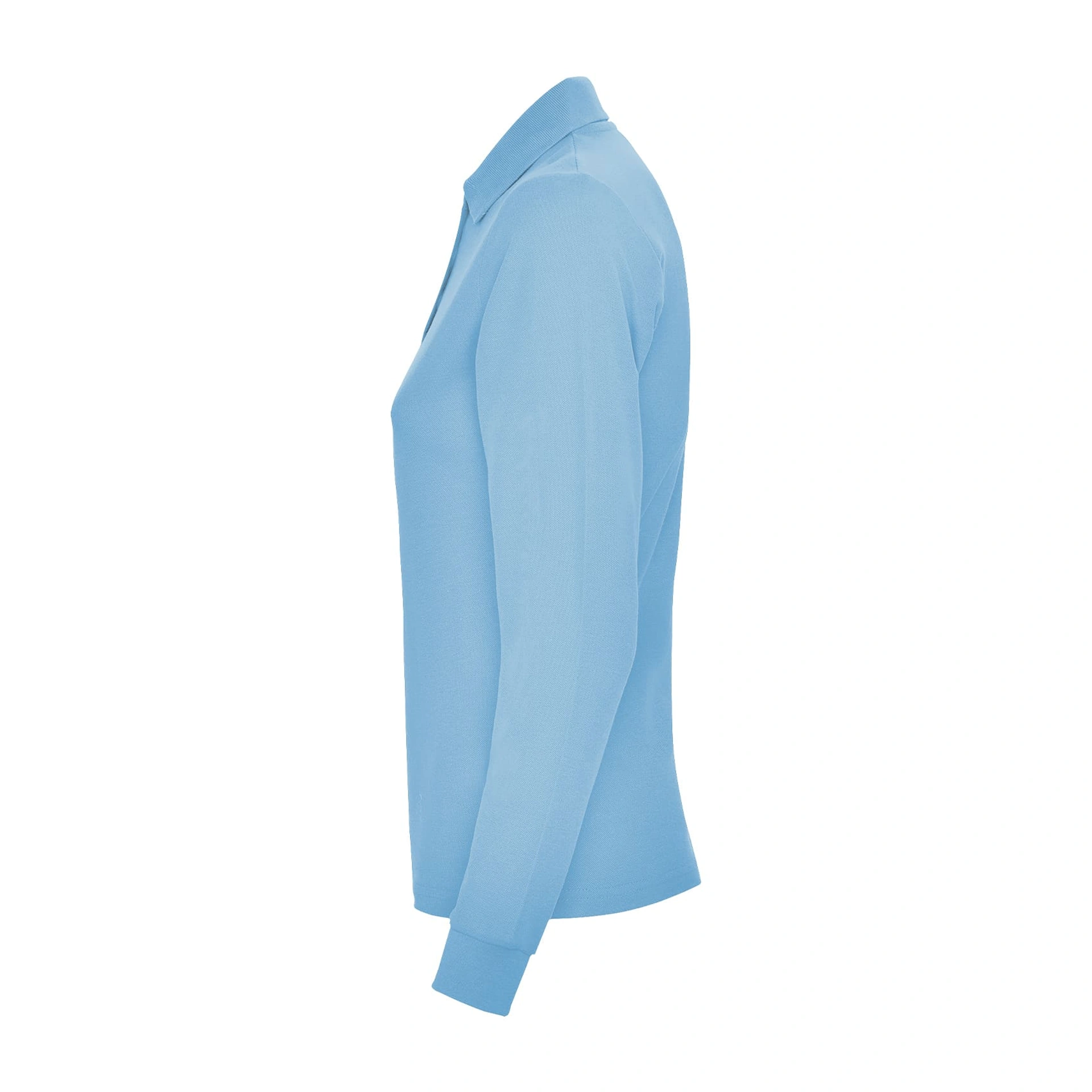 Поло жіноче з довгим рукавом Estrella woman L/S 220 - sky blue / 2XL