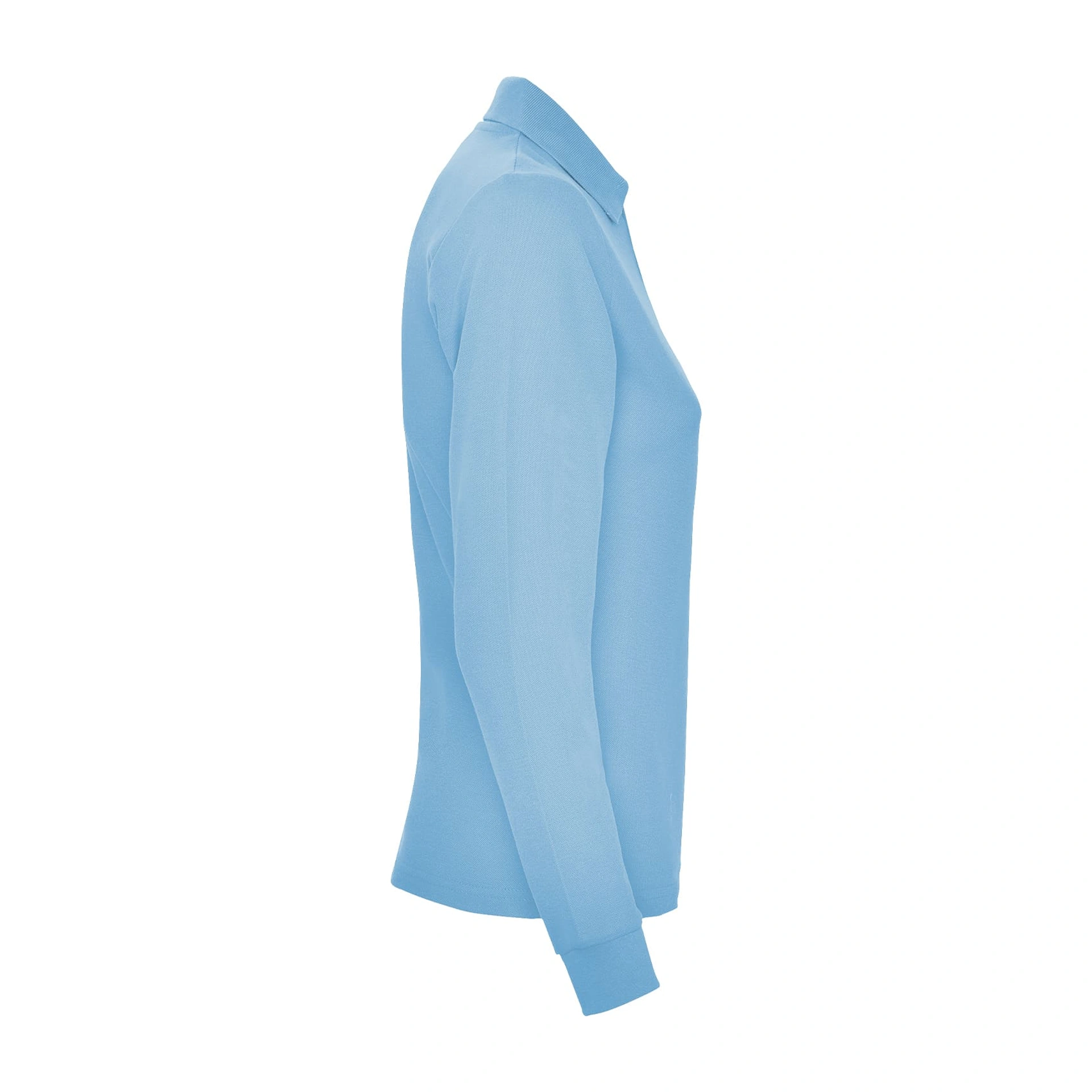 Поло жіноче з довгим рукавом Estrella woman L/S 220 - sky blue / 2XL