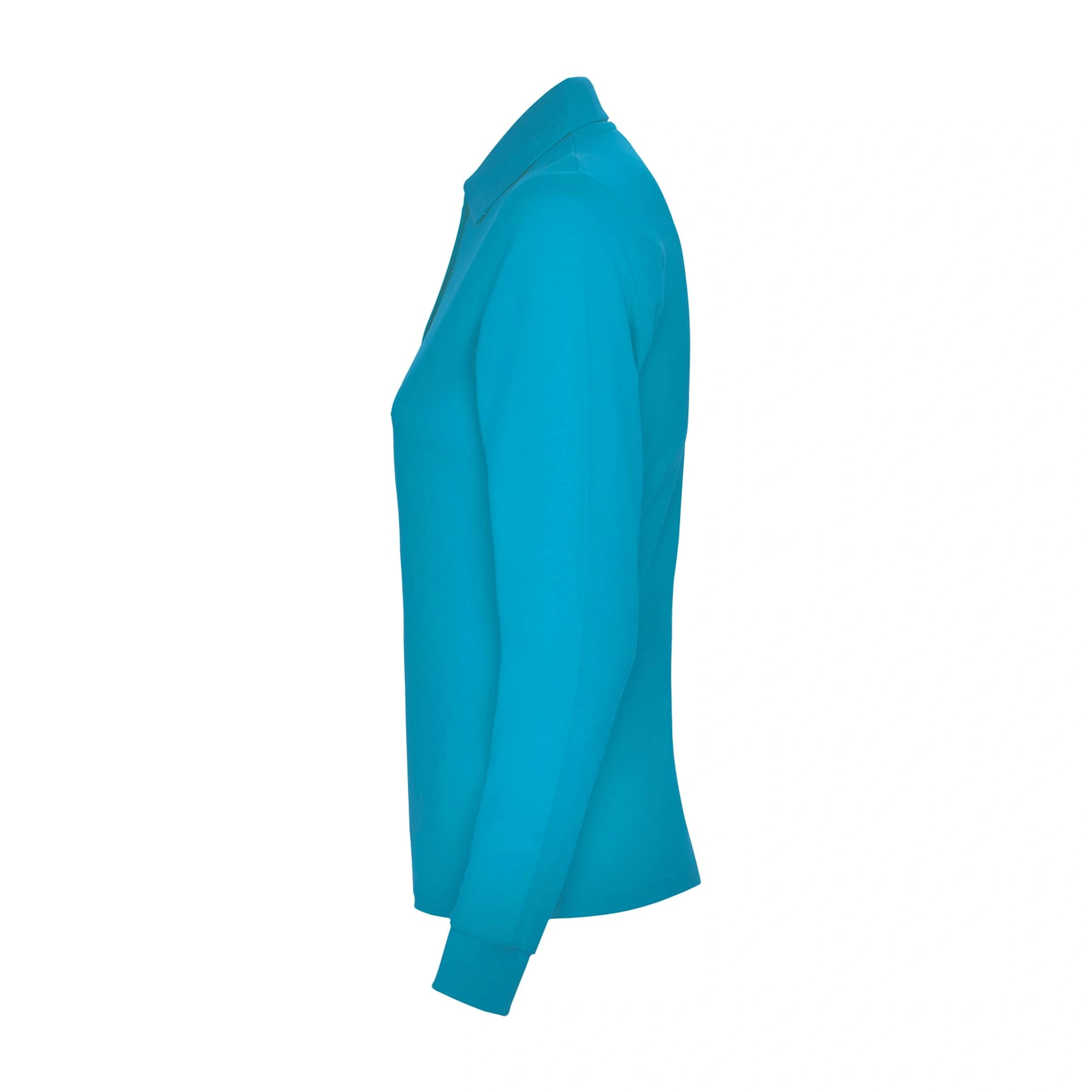 Поло жіноче з довгим рукавом Estrella woman L/S 220 - turquoise / 2XL