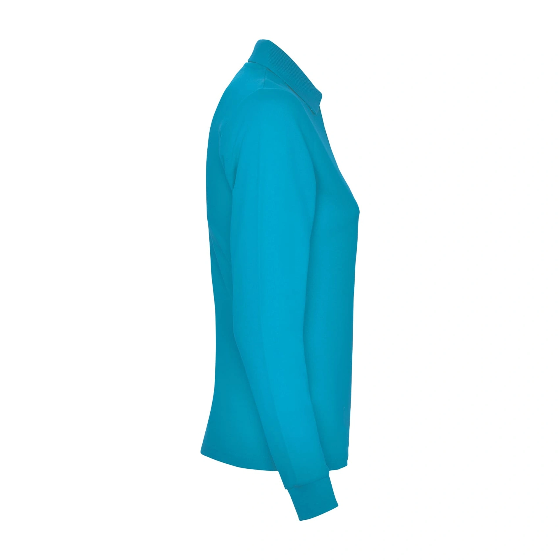 Поло жіноче з довгим рукавом Estrella woman L/S 220 - turquoise / 2XL
