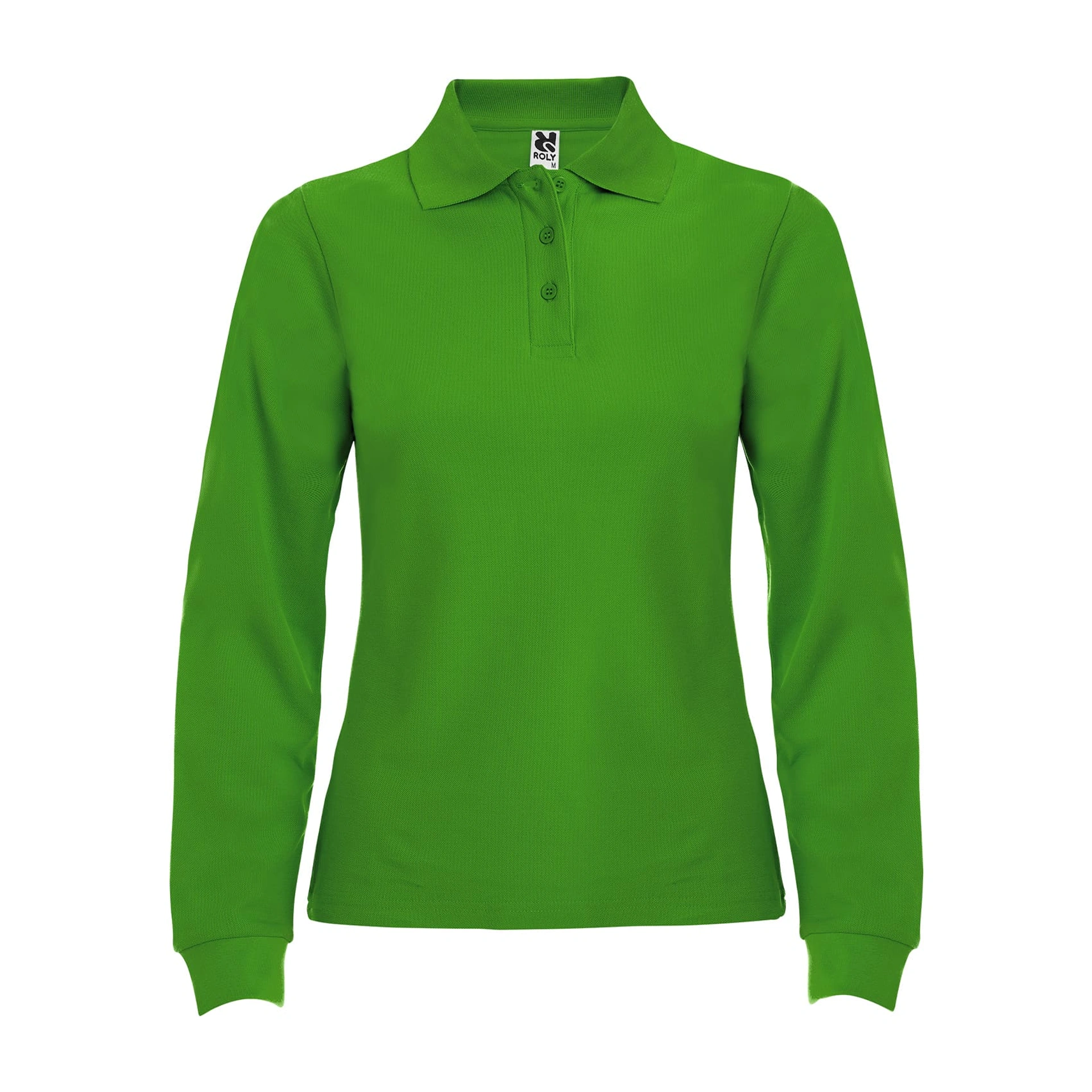 Поло жіноче з довгим рукавом Estrella woman L/S 220 - grass green / 2XL