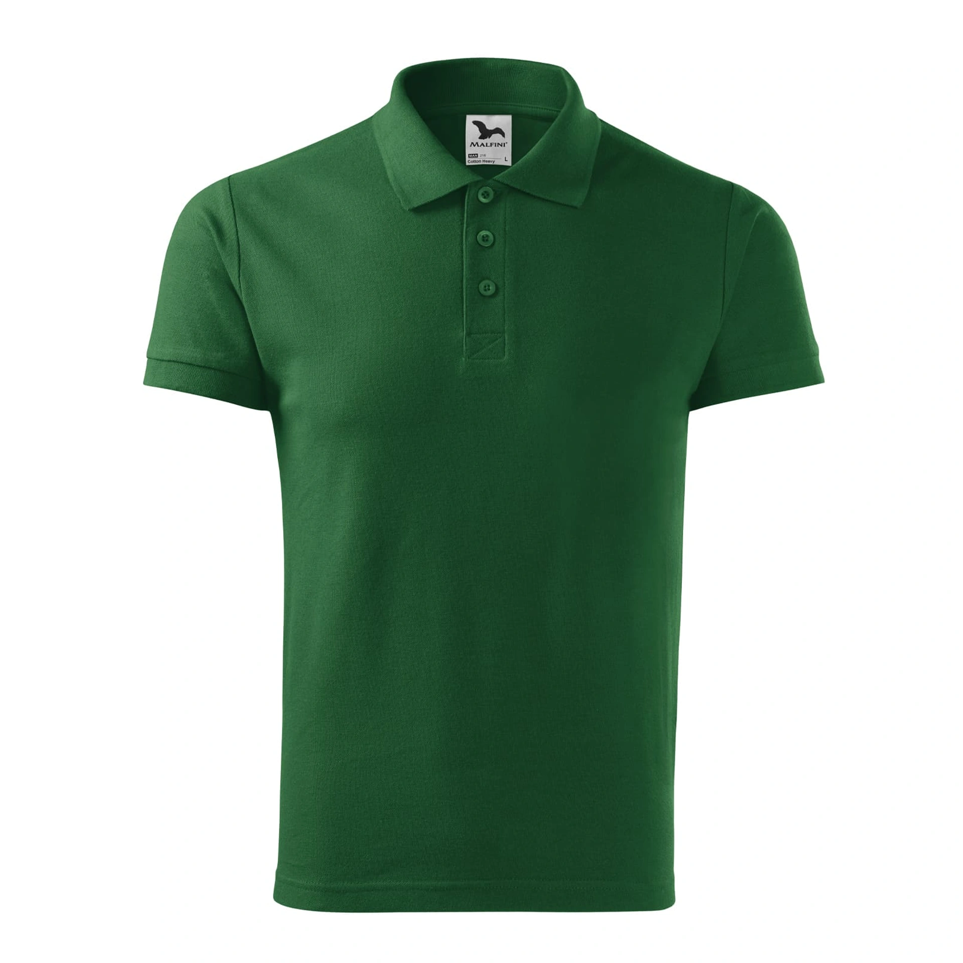 Поло Cotton heavy 220 - bottle green / 2XL
