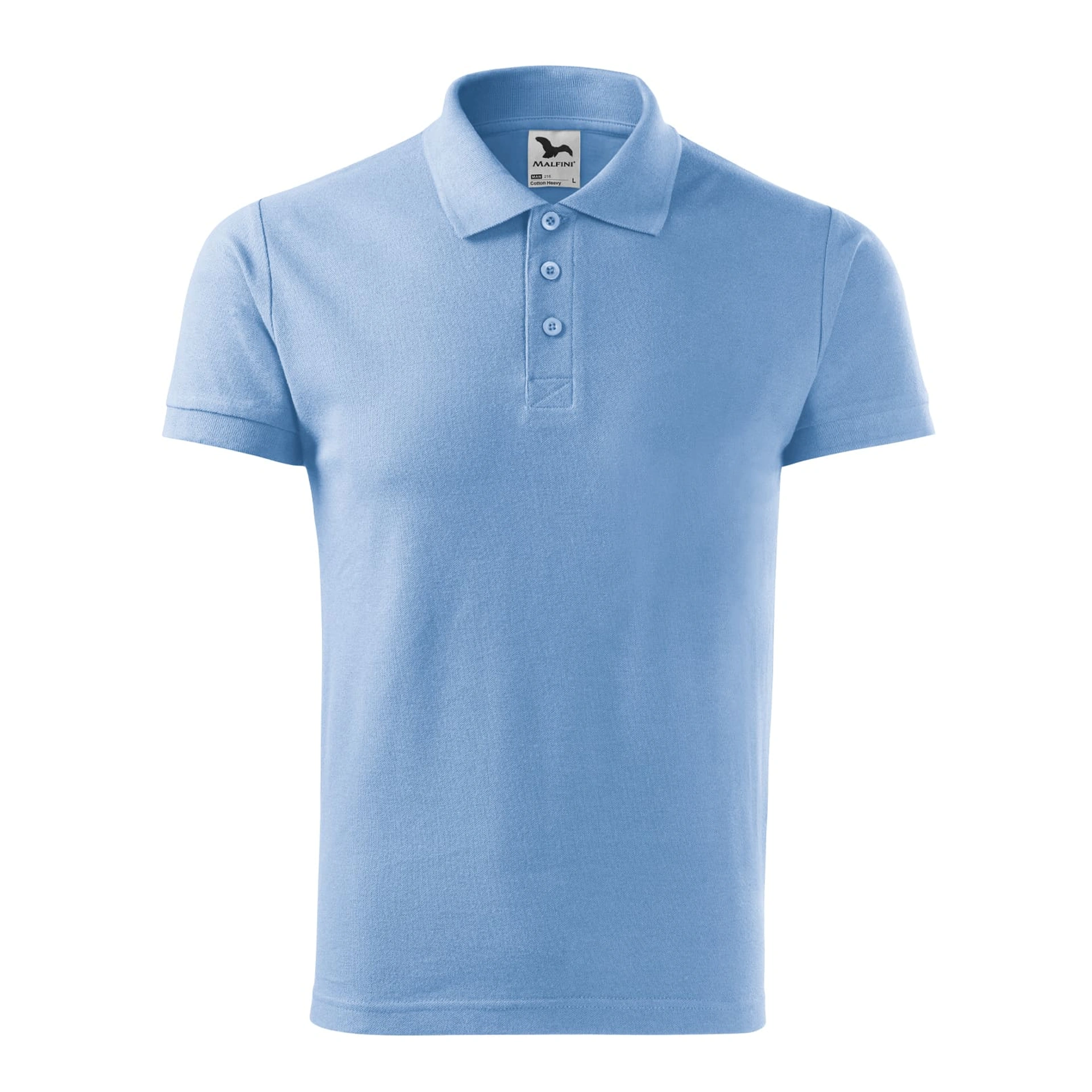 Поло Cotton heavy 220 - sky blue / 2XL