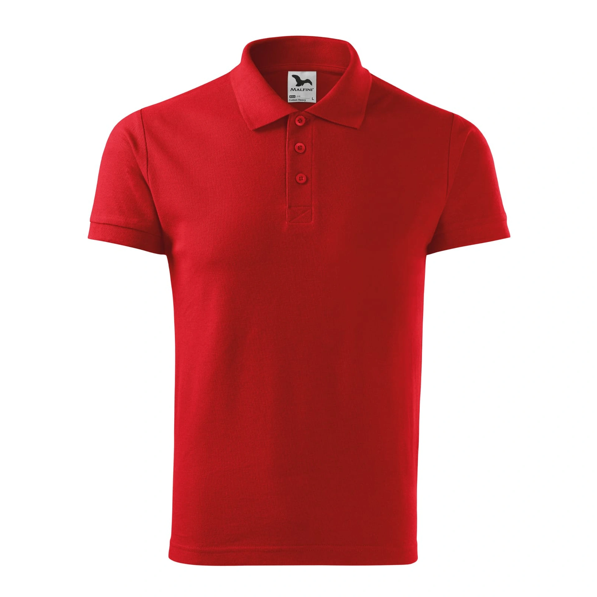 Поло Cotton heavy 220 - red / 2XL