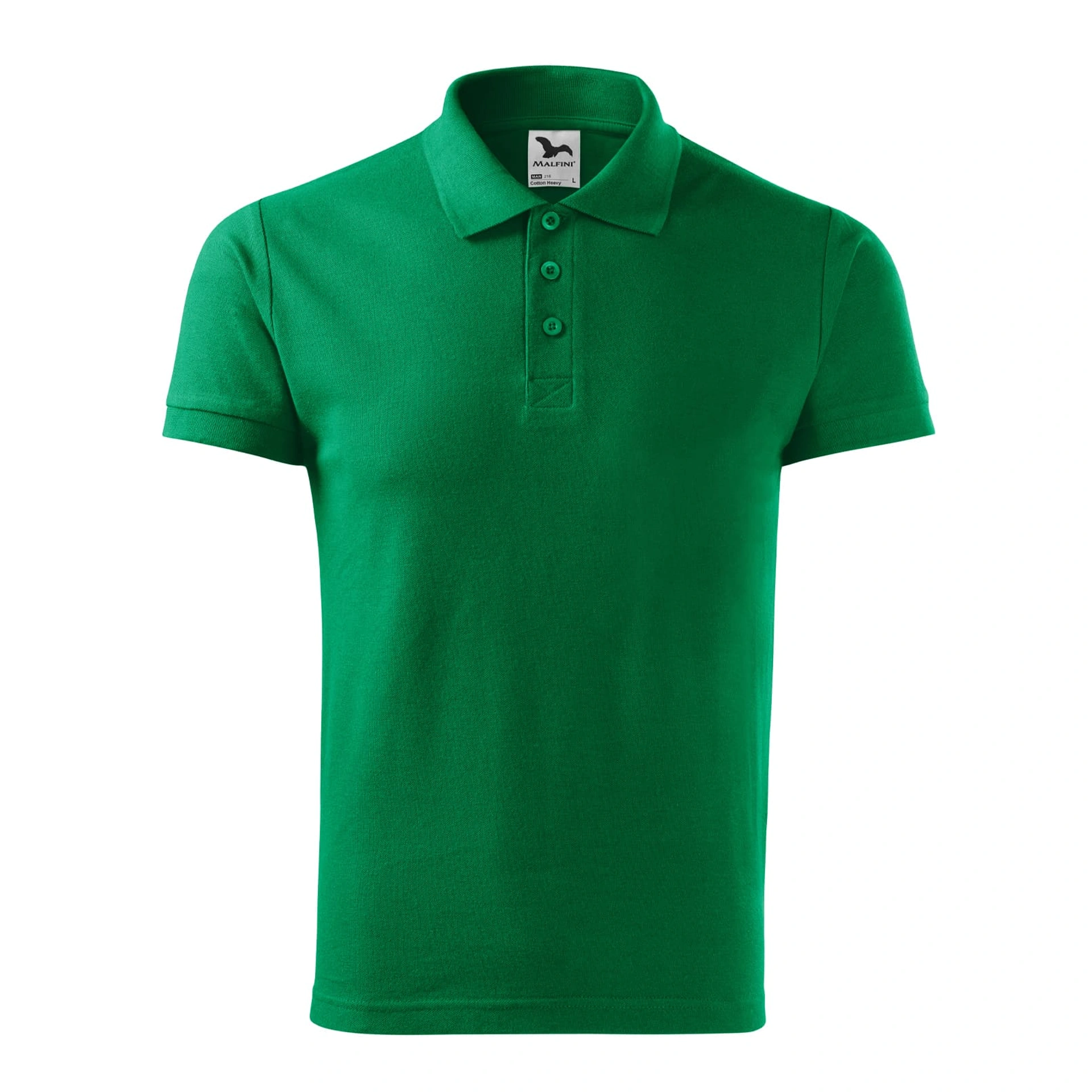 Поло Cotton heavy 220 - kelly green / 2XL