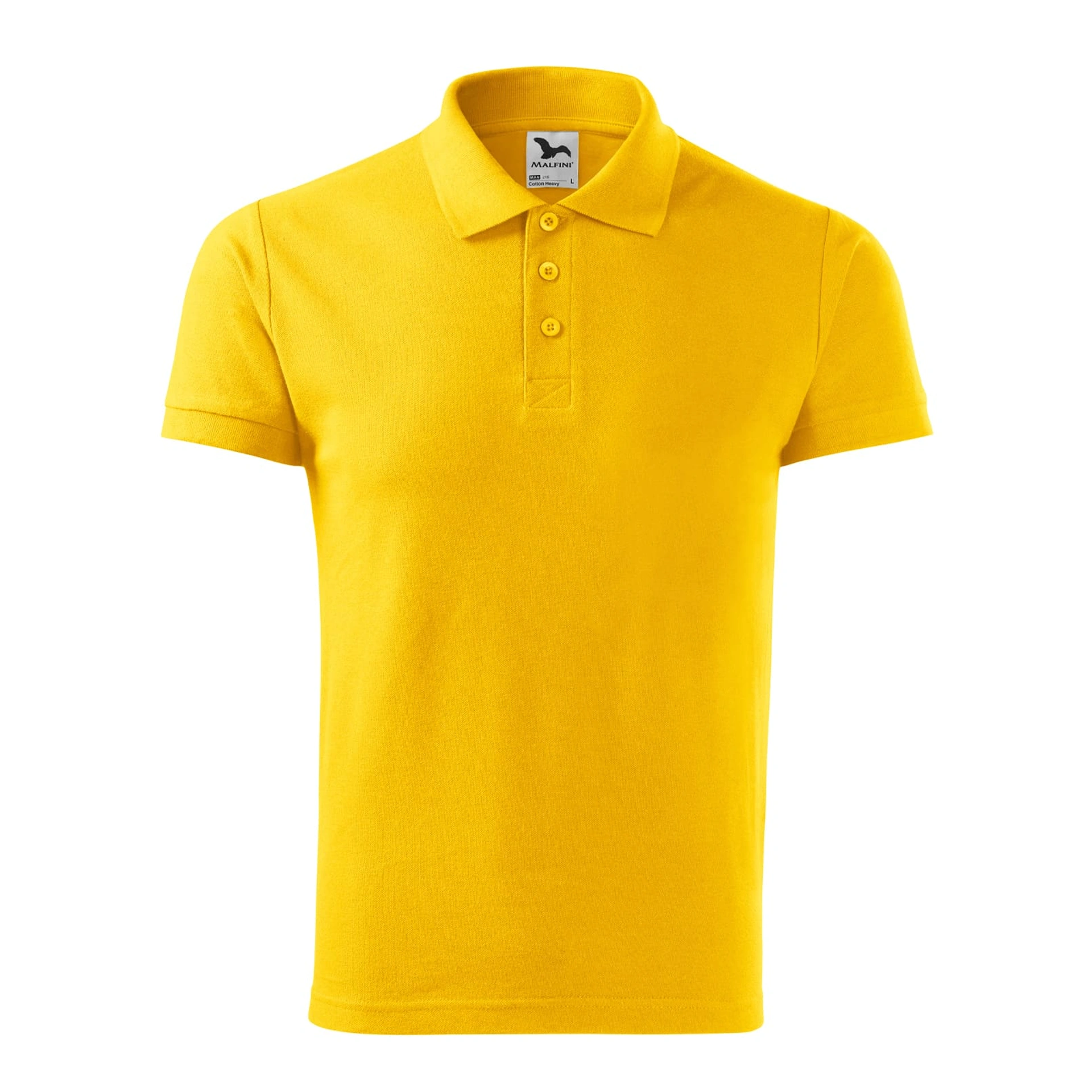 Поло Cotton heavy 220 - yellow / 2XL