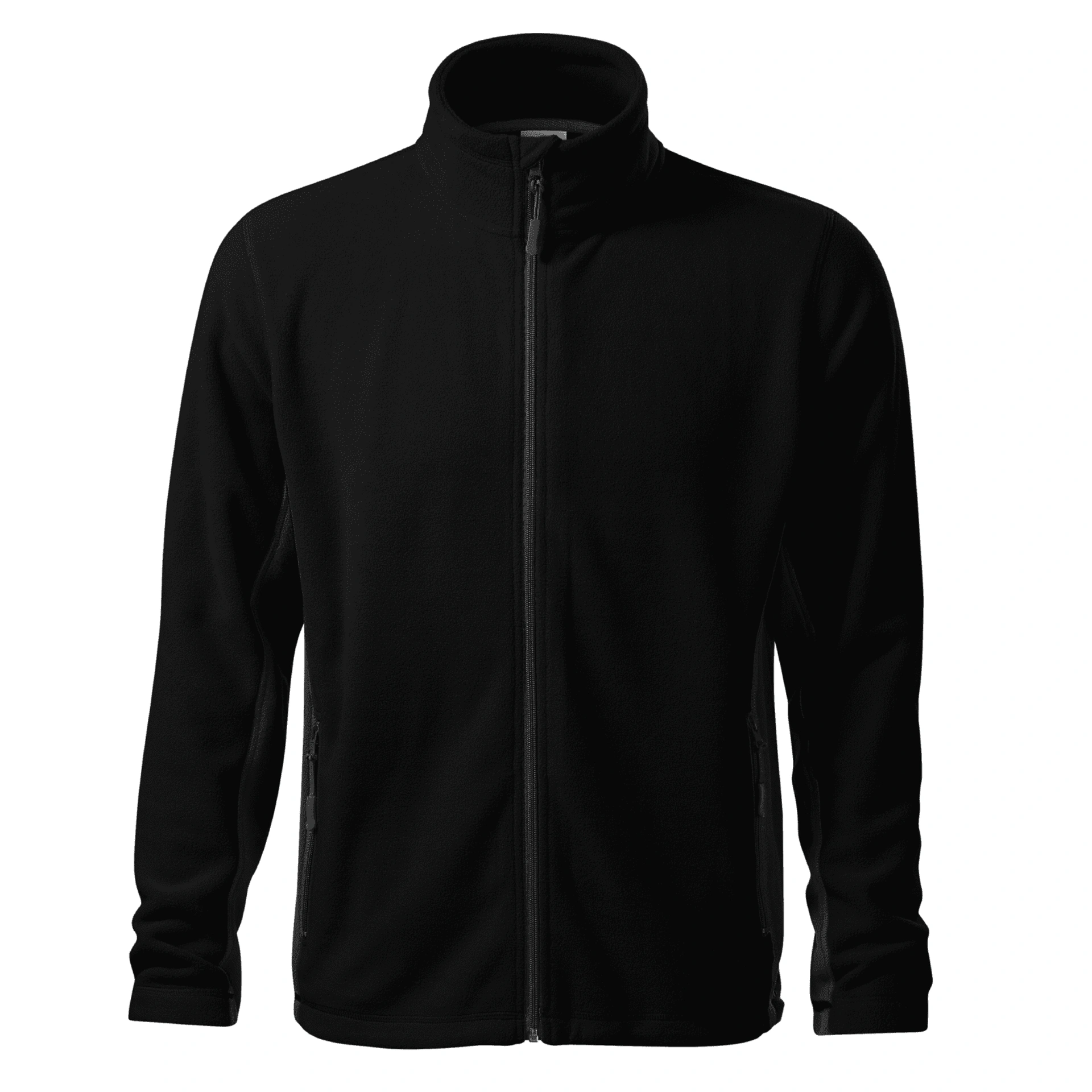 Реглан флісовий на блискавці Frosty 220 - black / 2XL