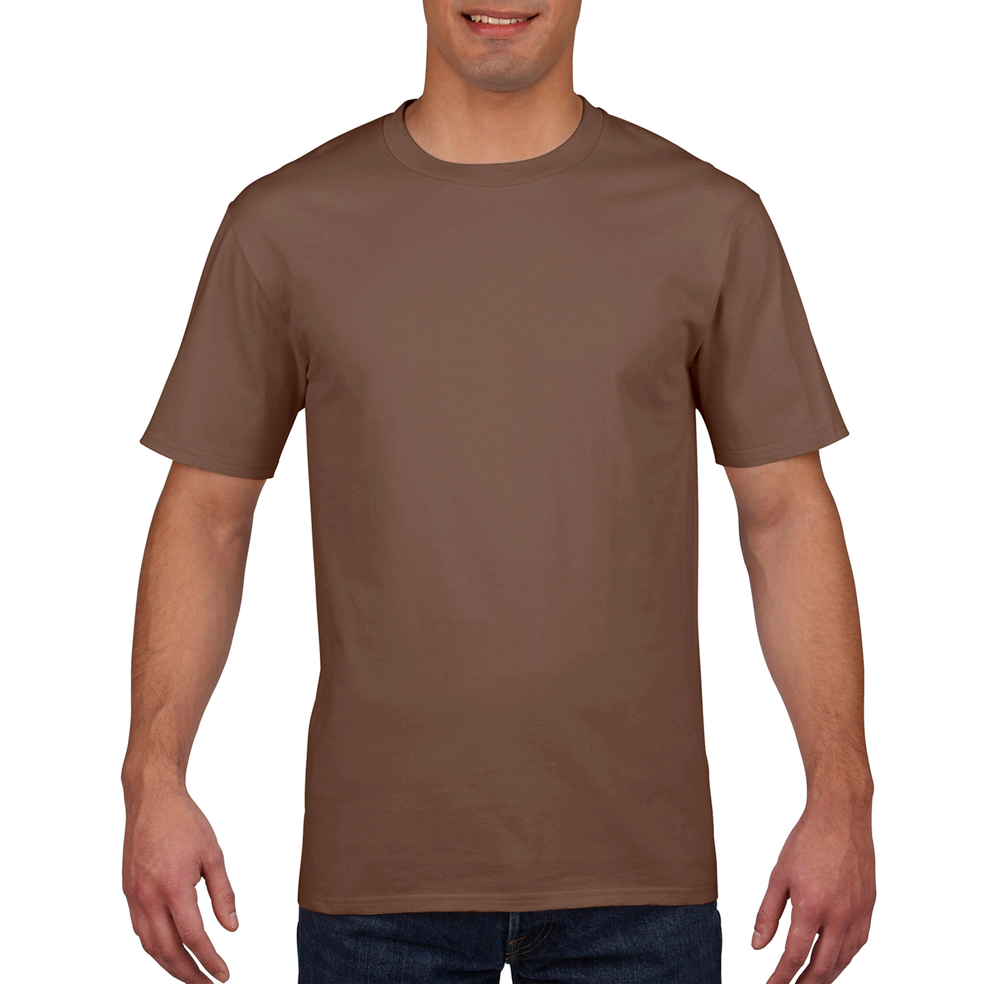 Футболка Premium Cotton 185 - chestnut / 2XL