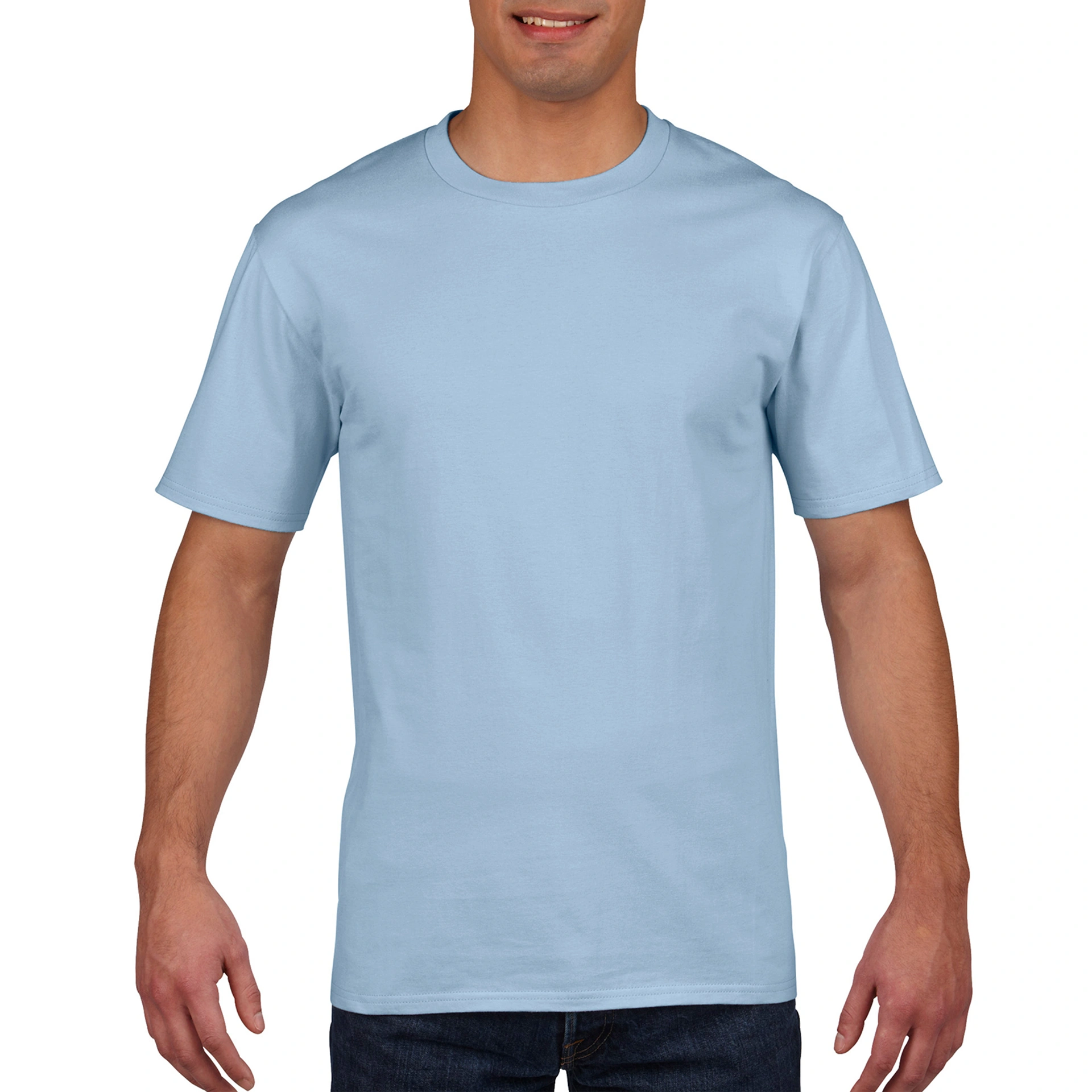 Футболка Premium Cotton 185 - light blue / 2XL